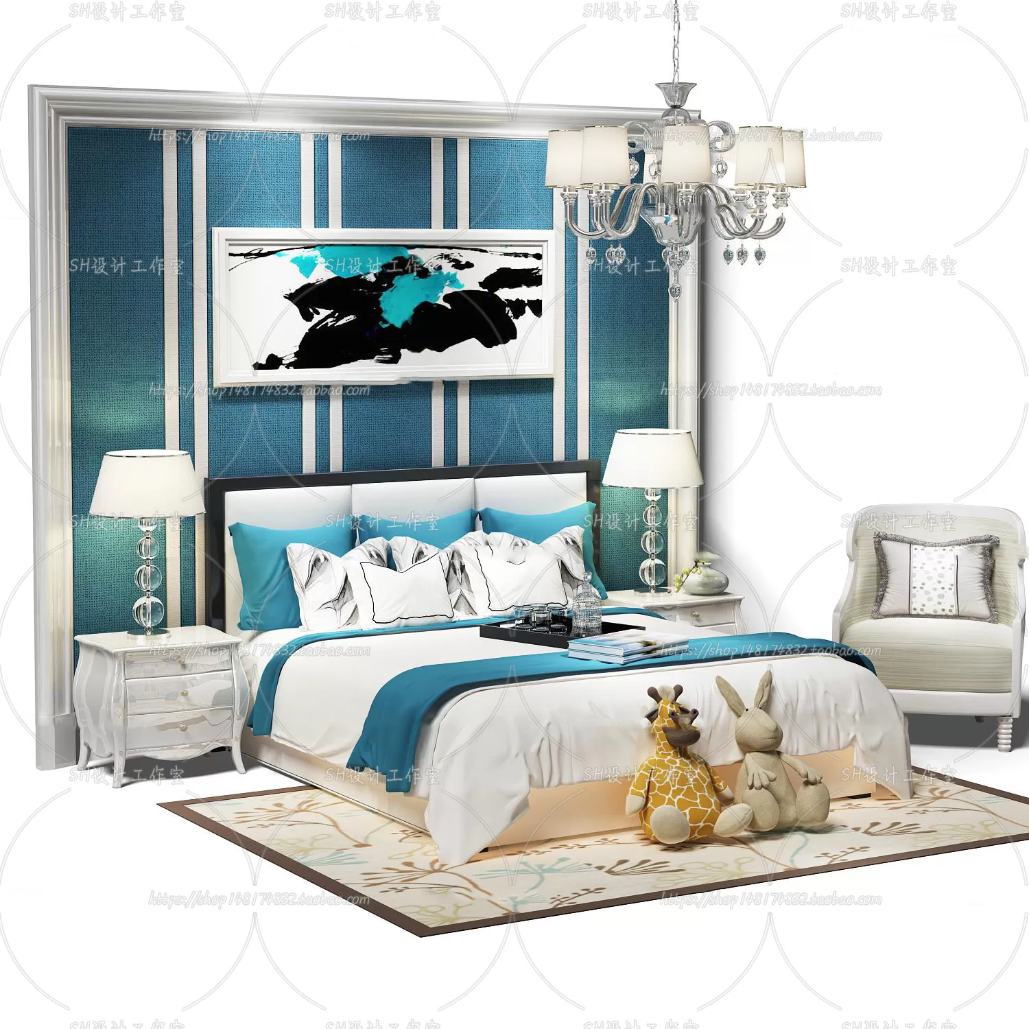 Bed – 3D Models – 1678