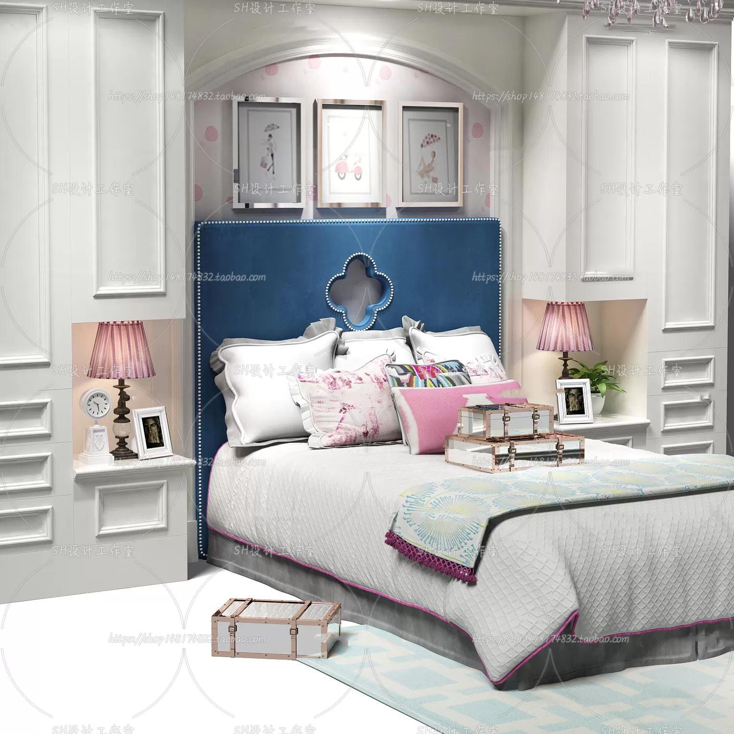 Bed – 3D Models – 1679