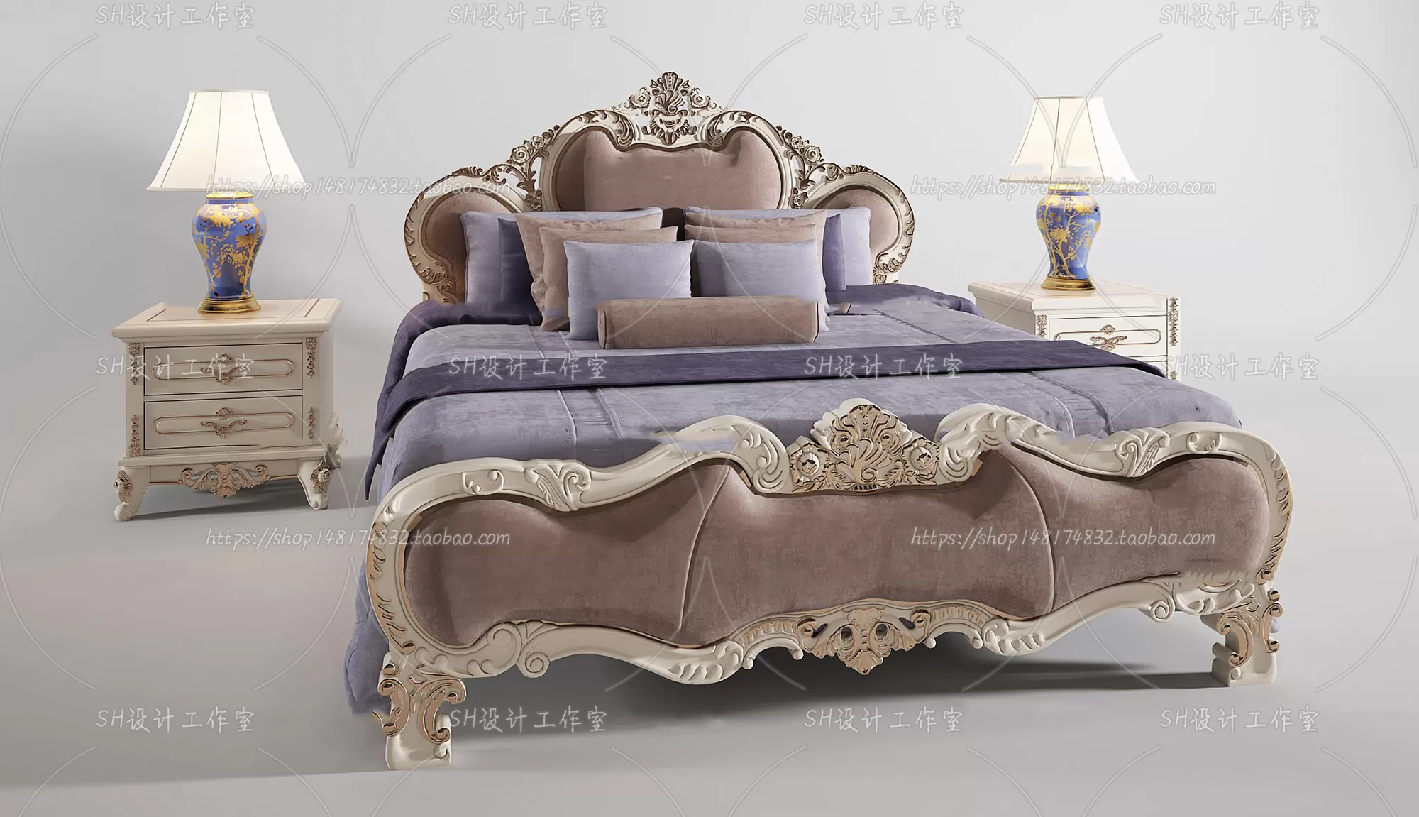 Bed – 3D Models – 1684