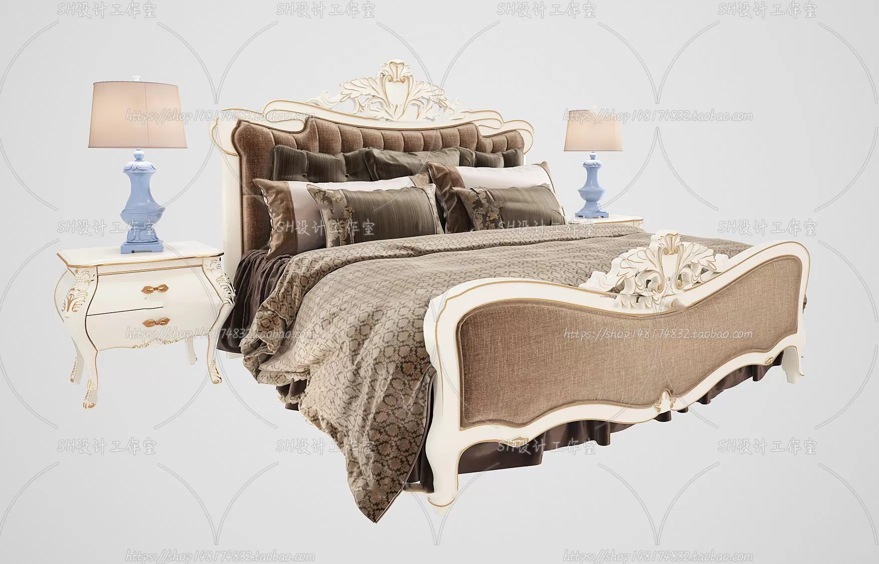 Bed – 3D Models – 1685