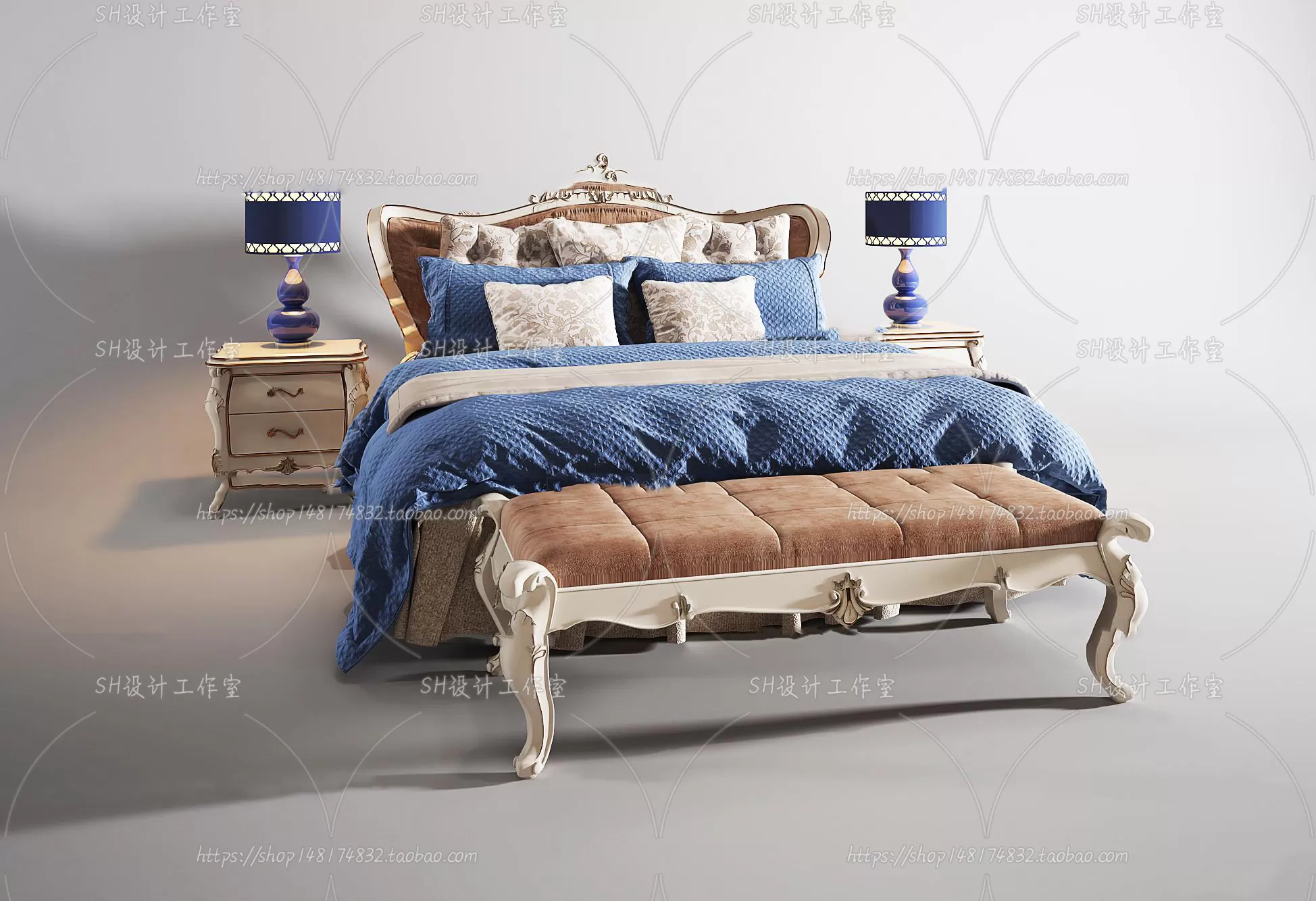 Bed – 3D Models – 1686