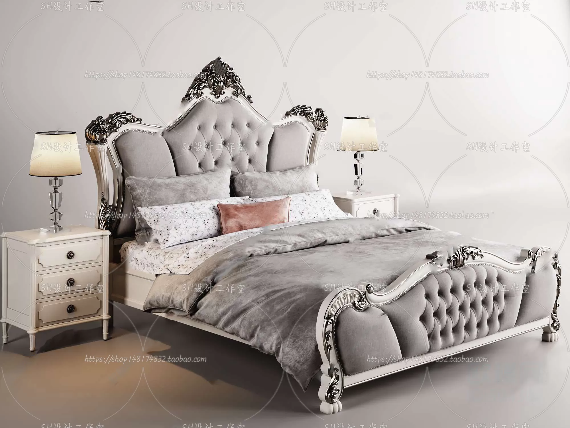 Bed – 3D Models – 1687