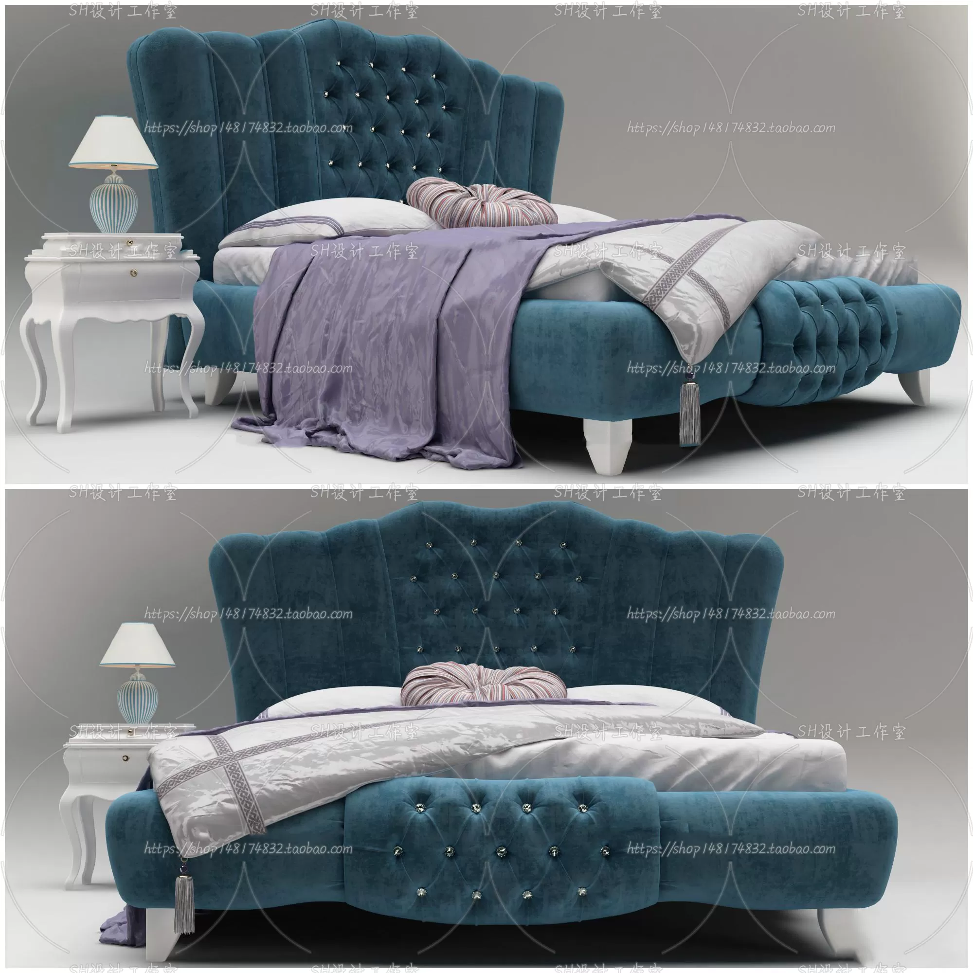 Bed – 3D Models – 1688