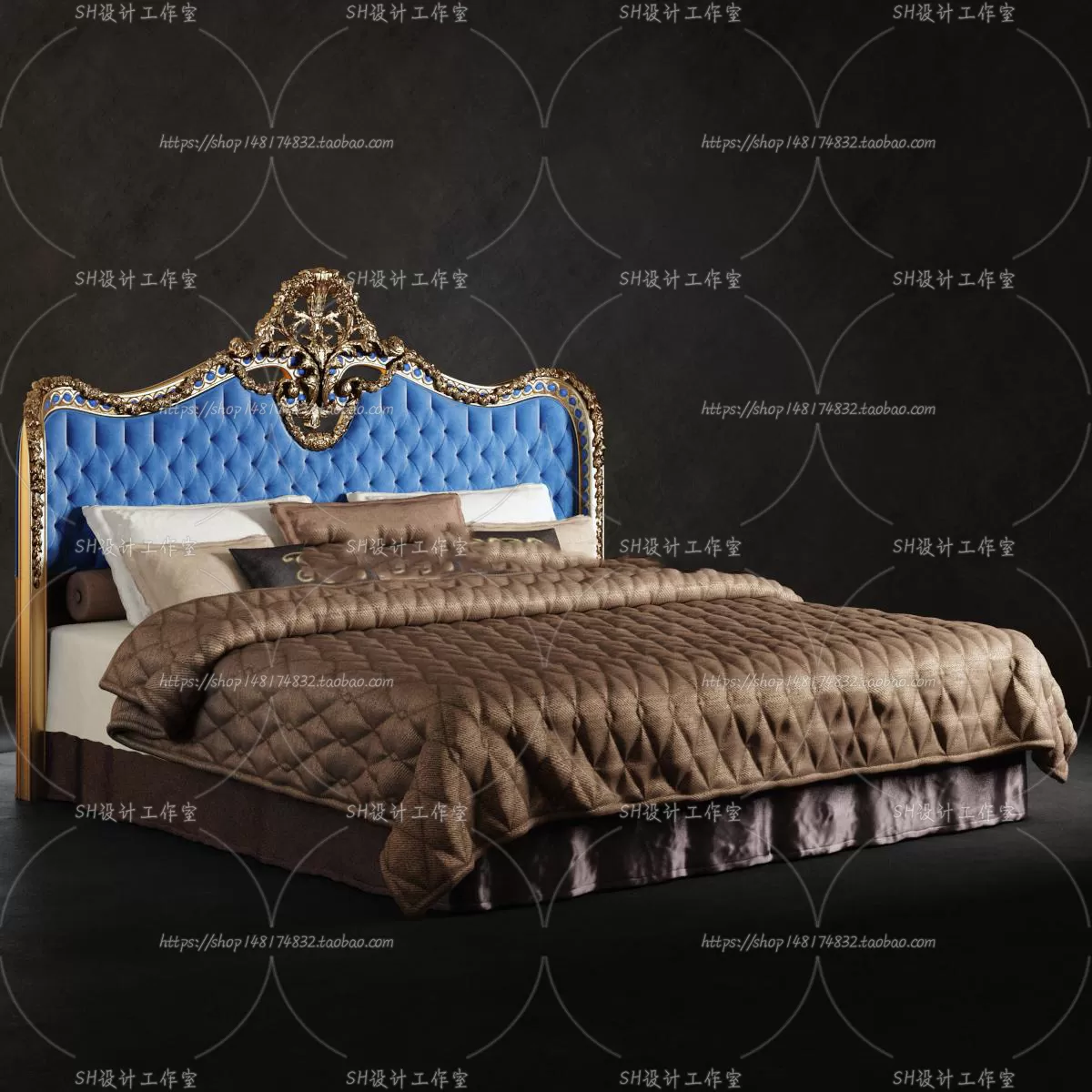 Bed – 3D Models – 1691
