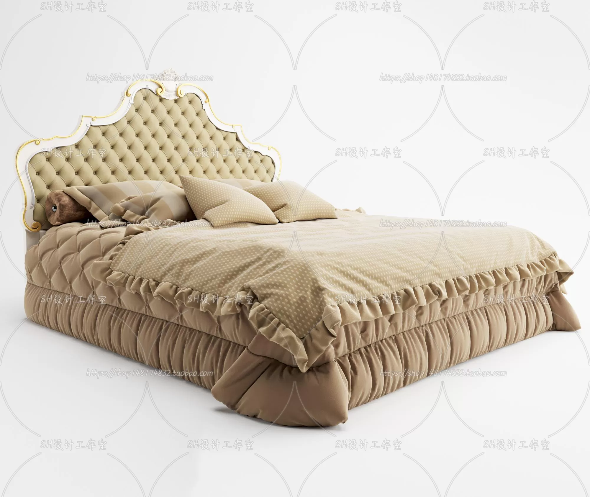 Bed – 3D Models – 1692