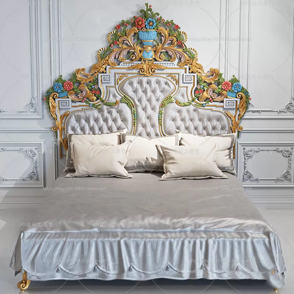 Bed – 3D Models – 1694