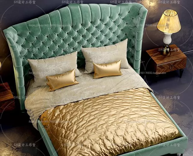 Bed – 3D Models – 1696