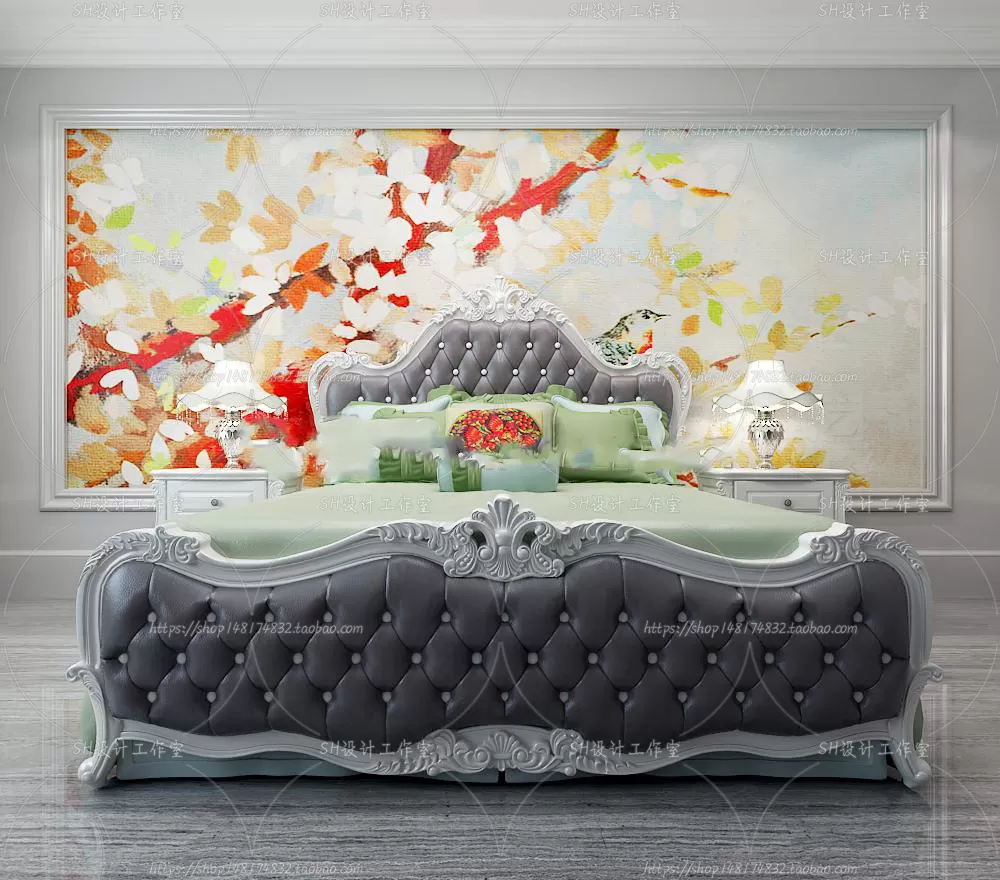 Bed – 3D Models – 1697