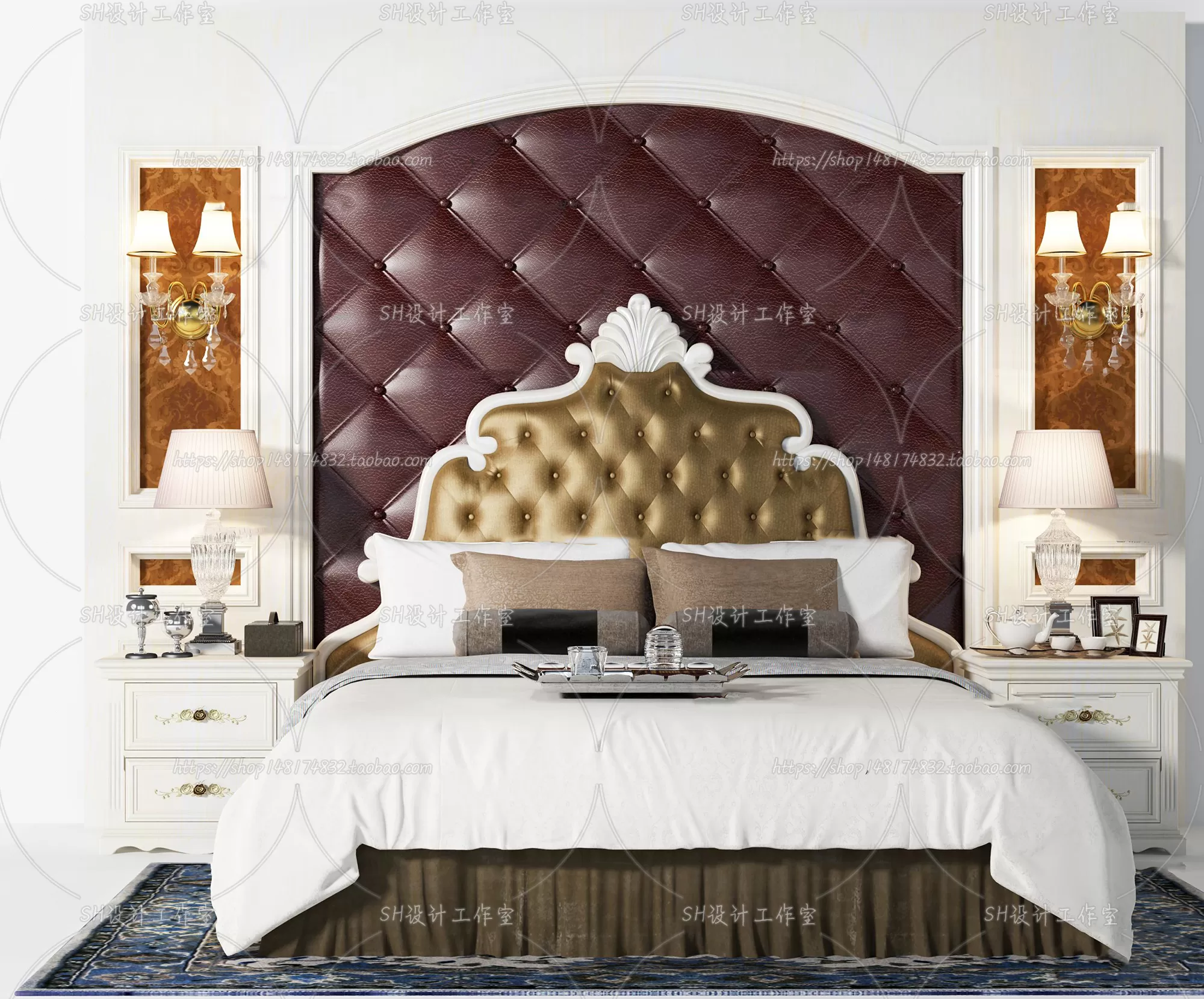Bed – 3D Models – 1698