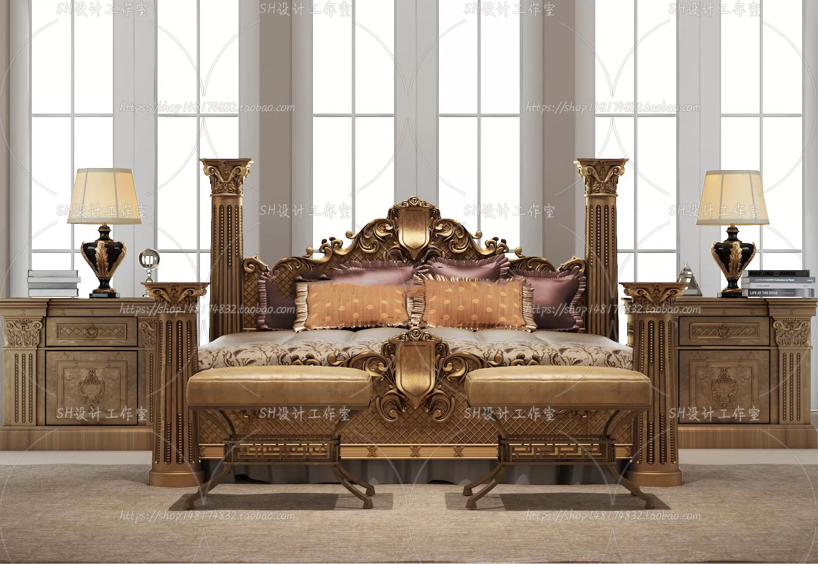 Bed – 3D Models – 1699