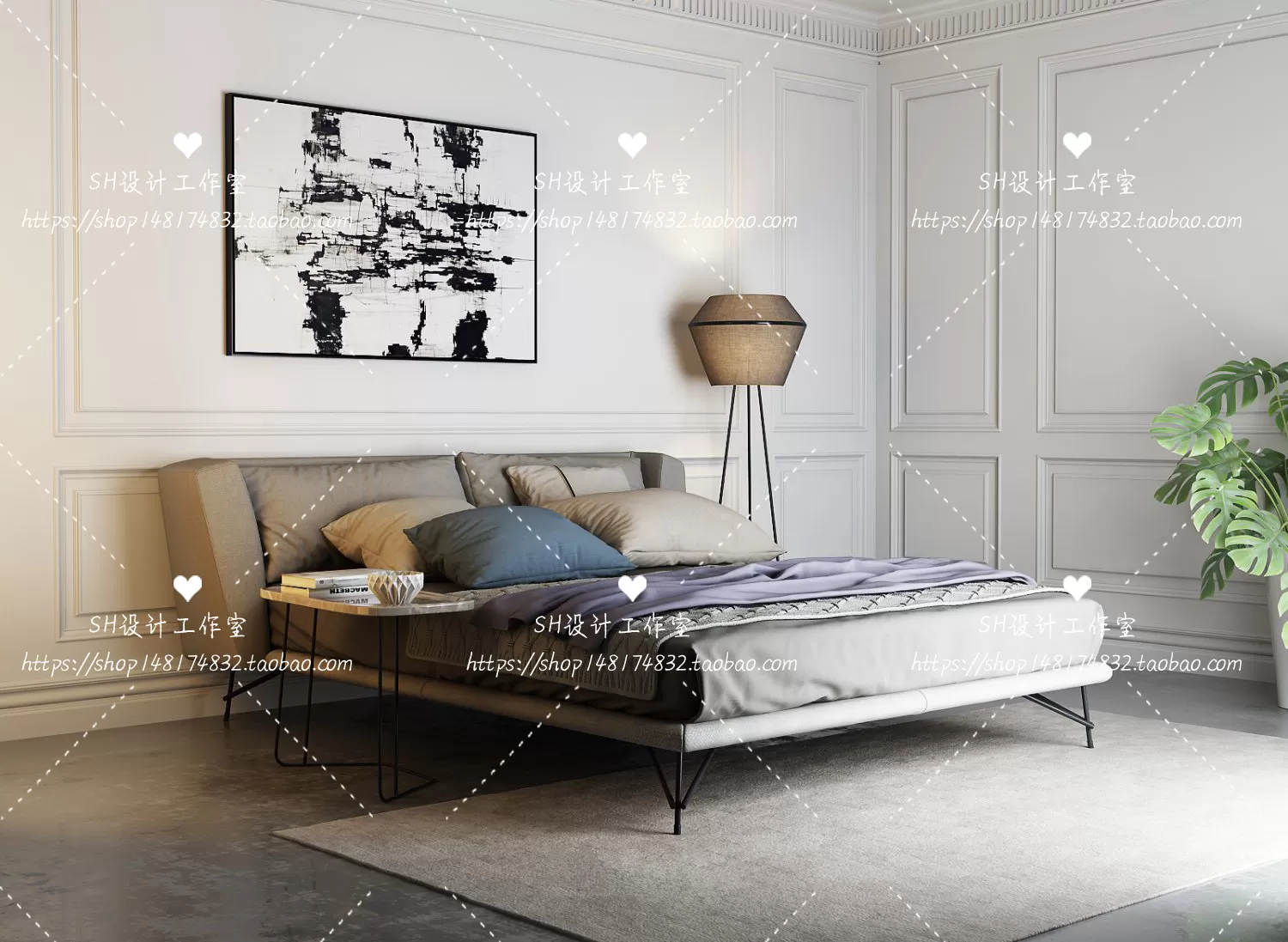 Bed – 3D Models – 1761
