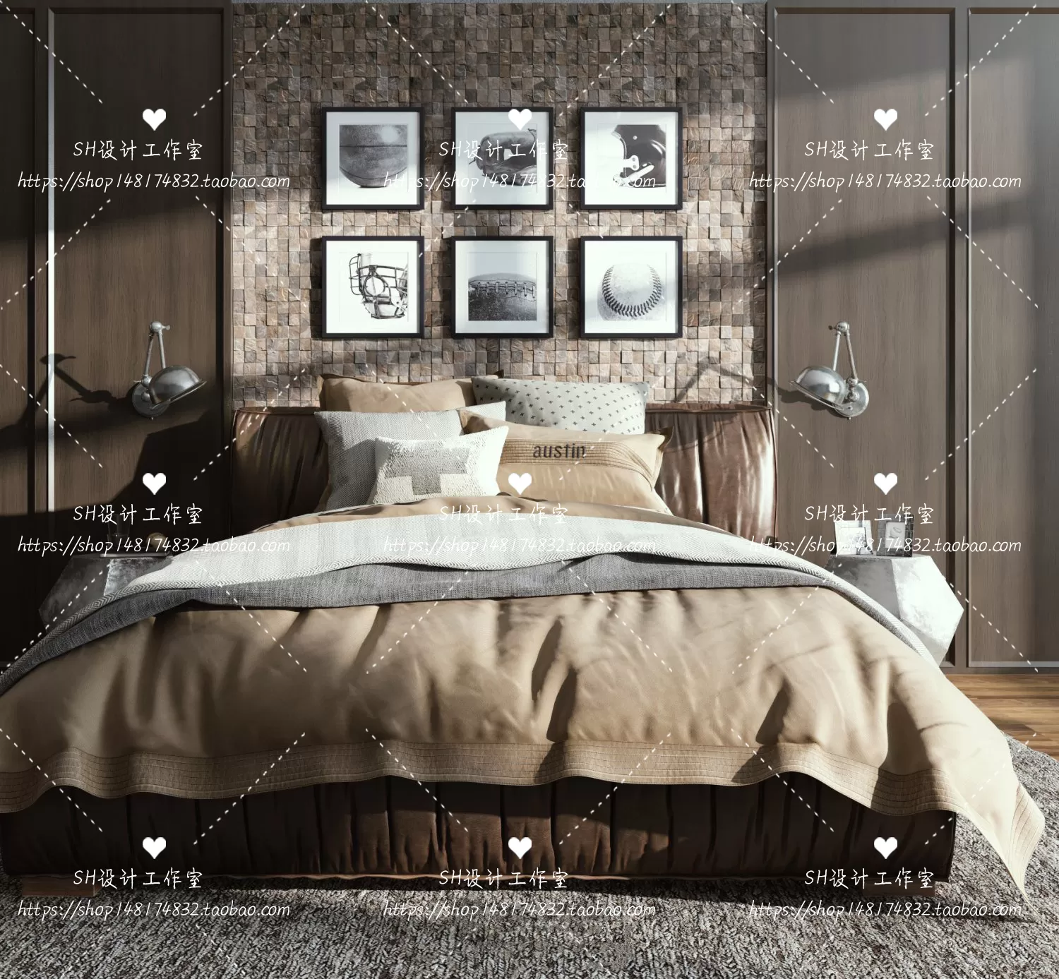 Bed – 3D Models – 1764