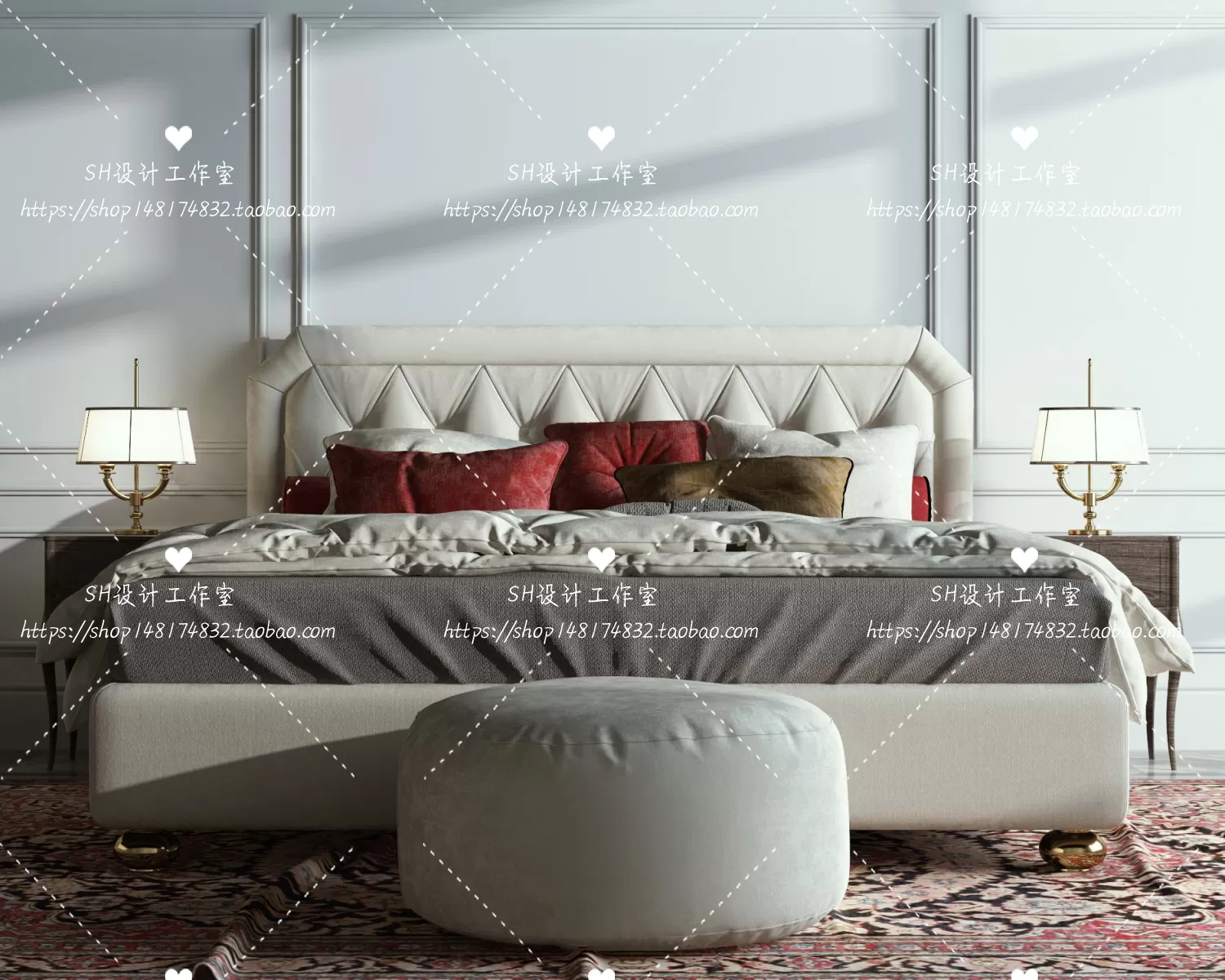 Bed – 3D Models – 1765