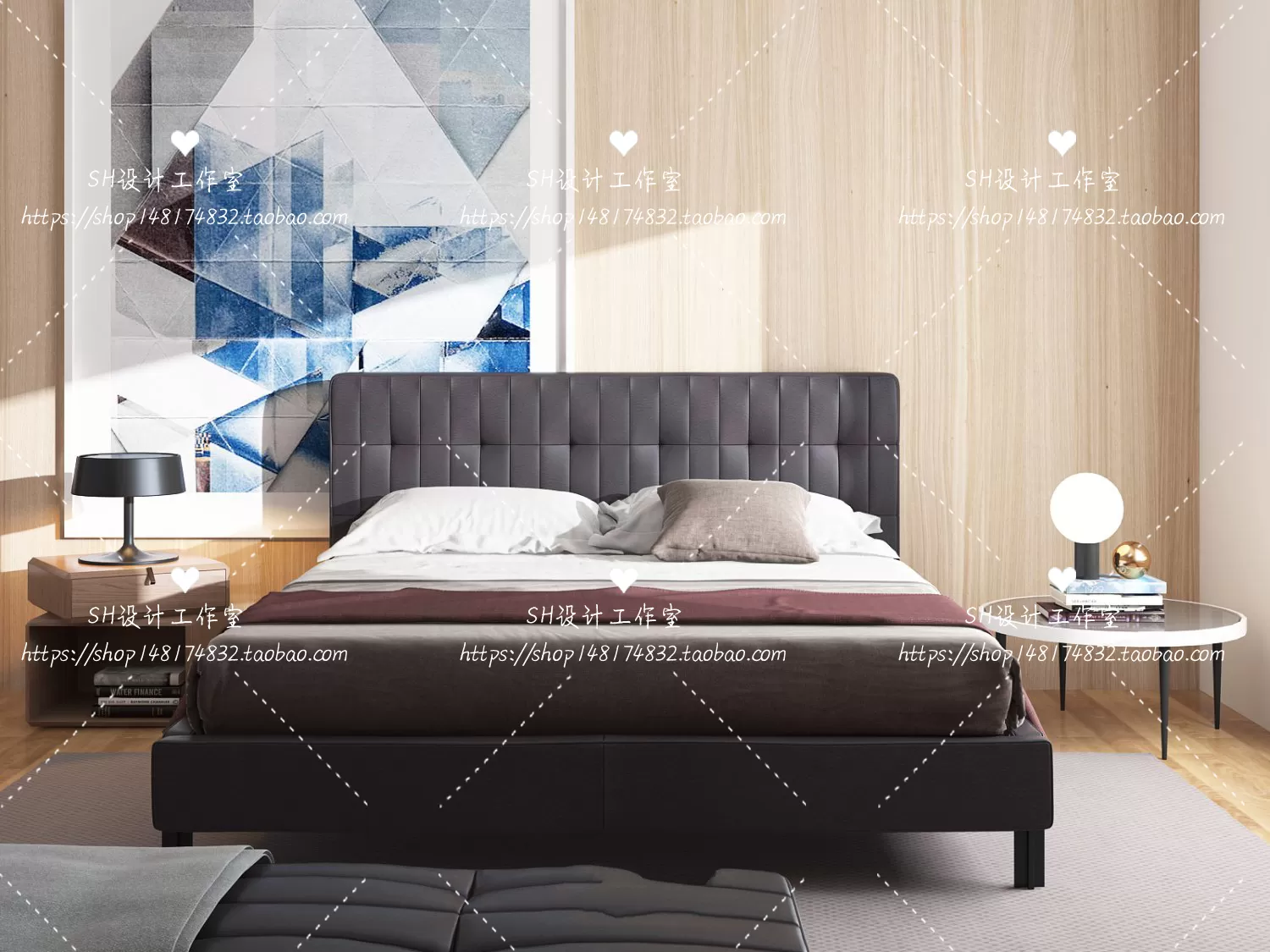 Bed – 3D Models – 1767