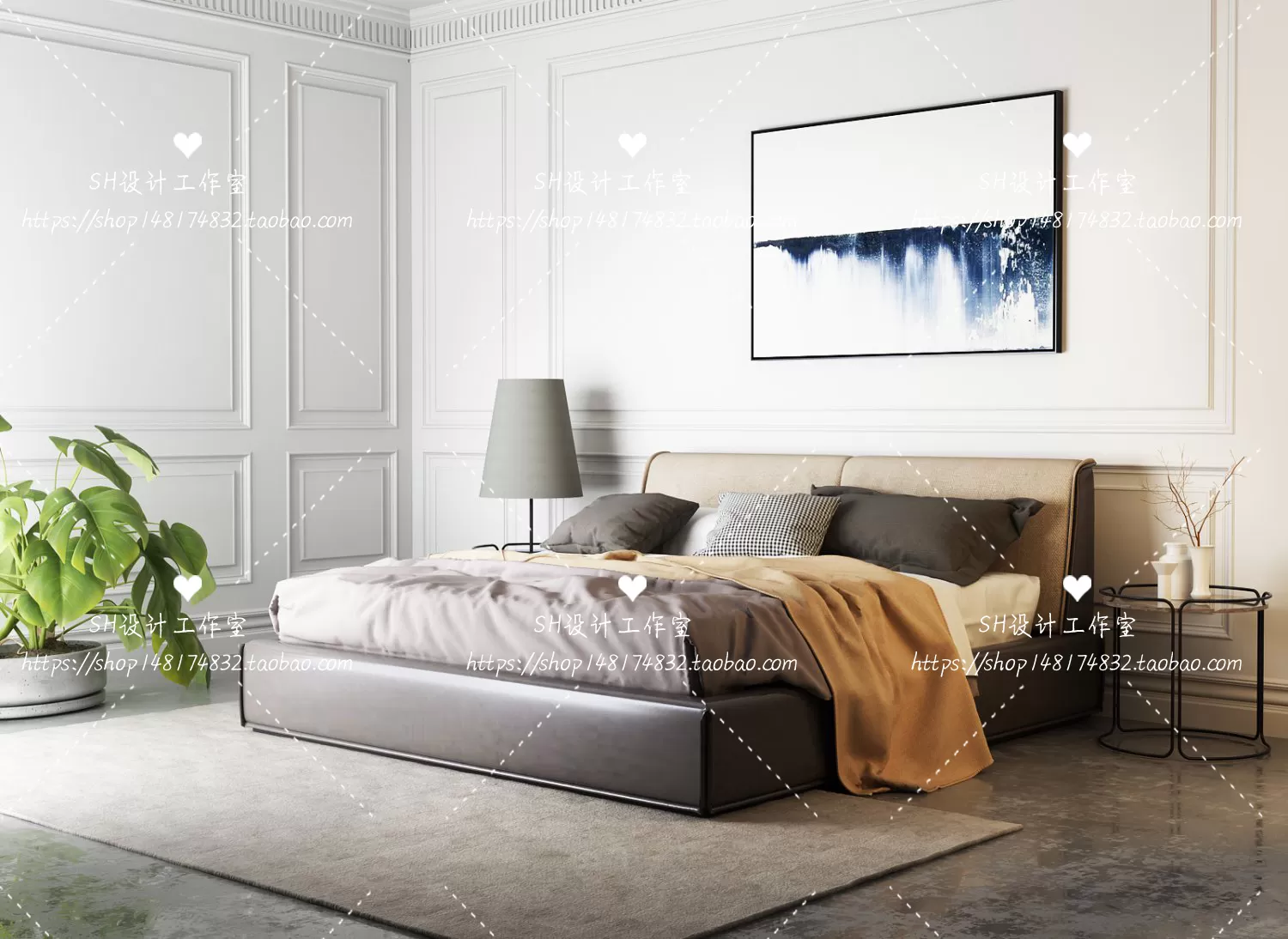 Bed – 3D Models – 1769