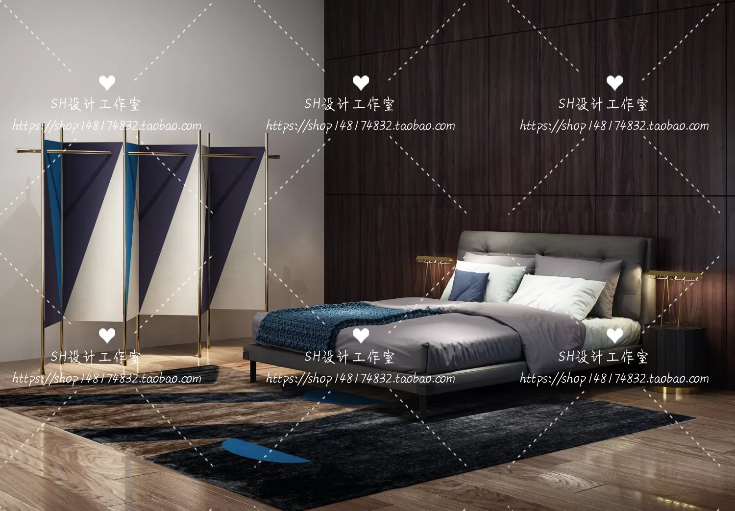Bed – 3D Models – 1771