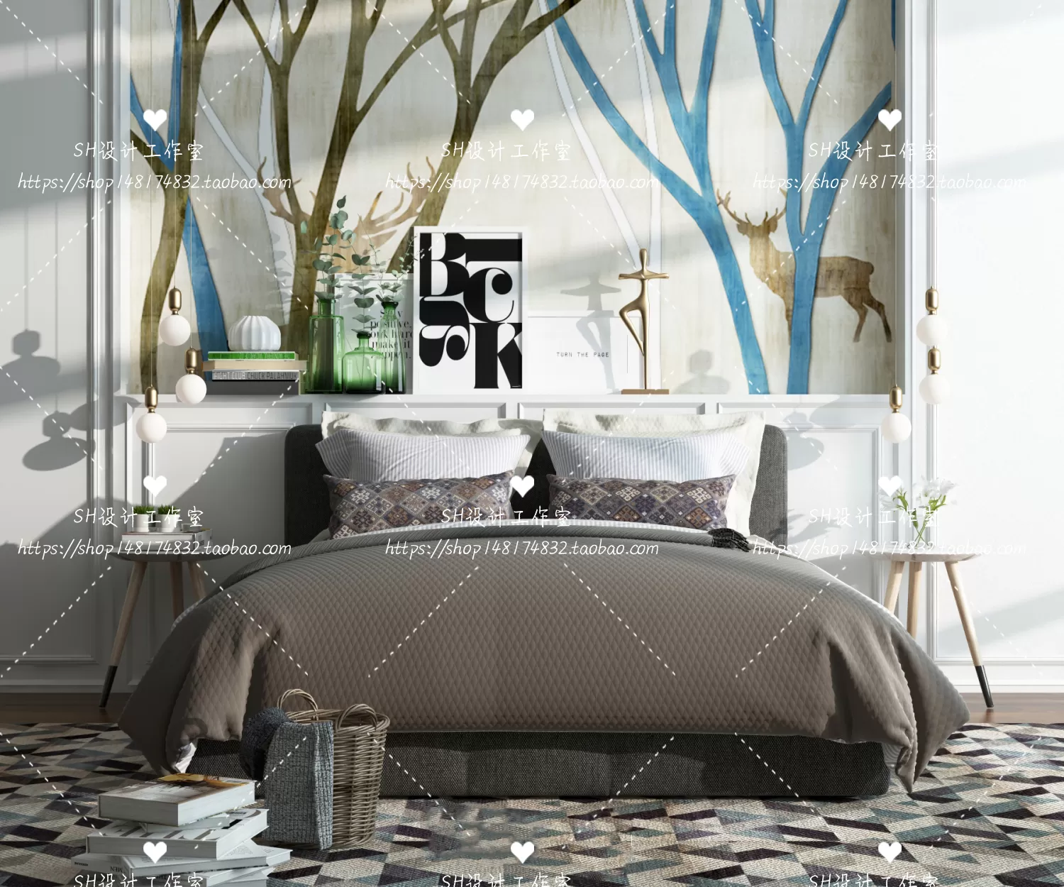 Bed – 3D Models – 1773