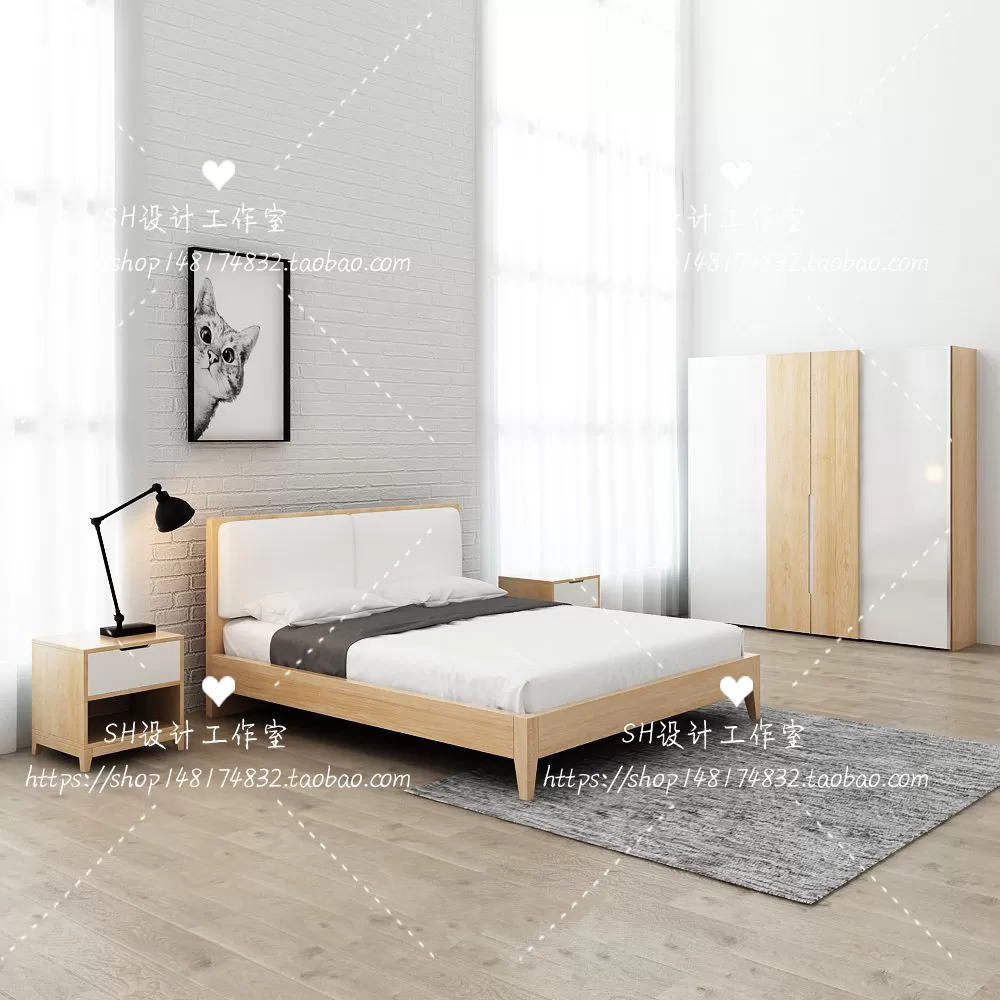 Bed – 3D Models – 1774