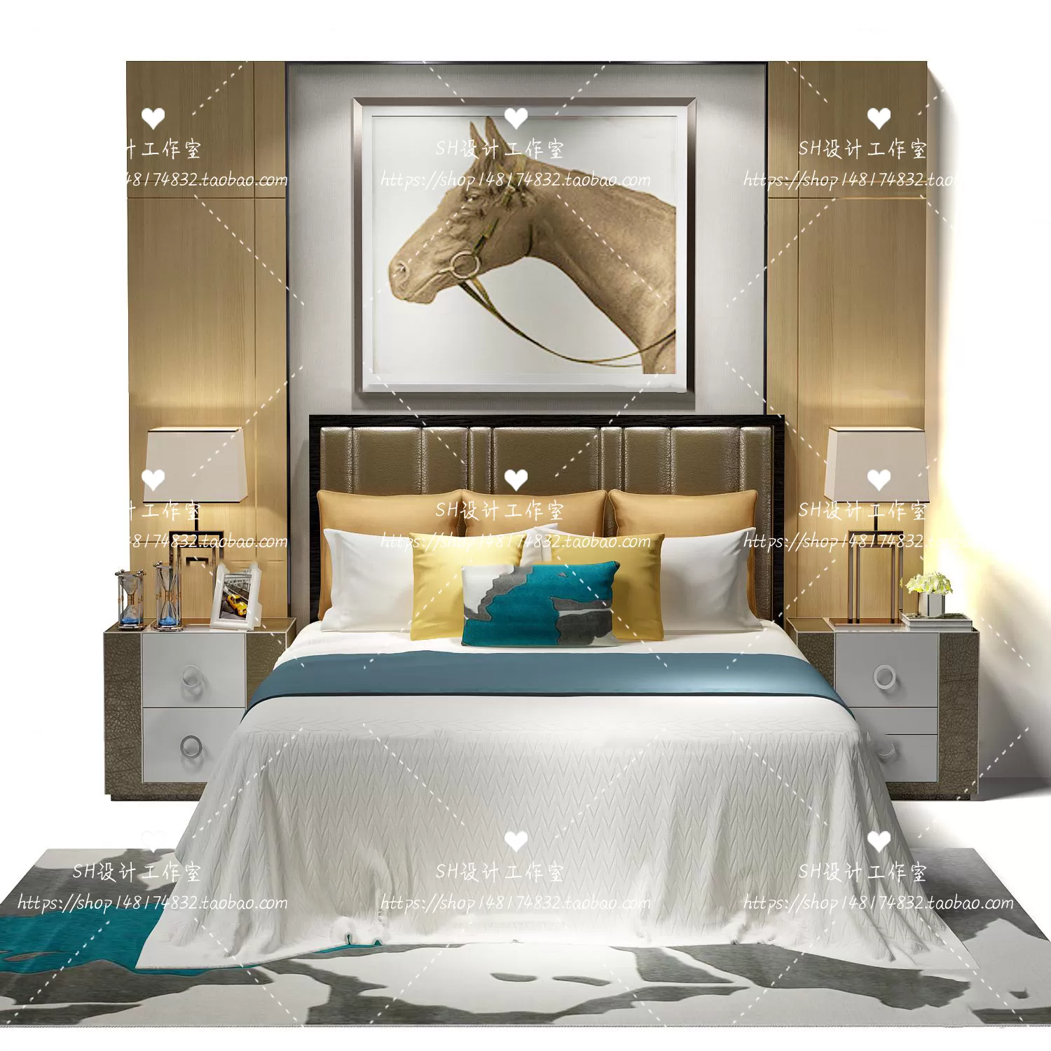 Bed – 3D Models – 1793