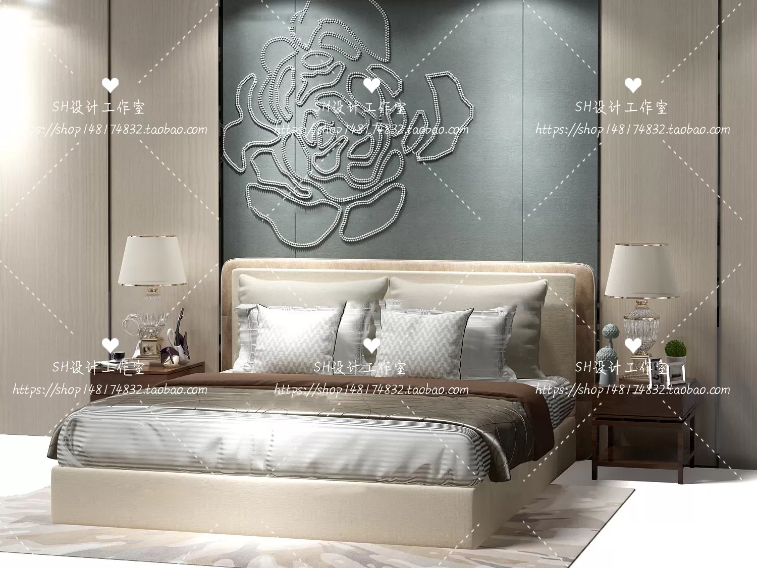 Bed – 3D Models – 1794