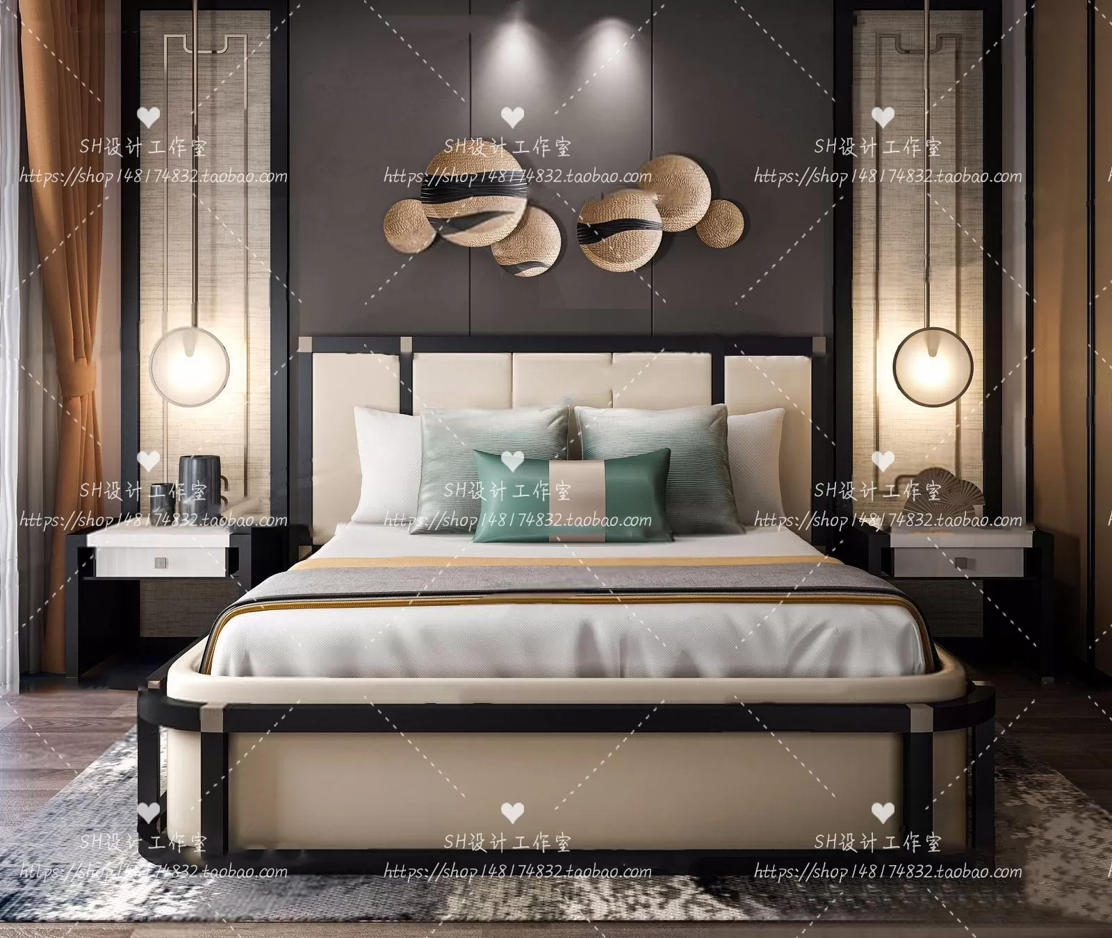 Bed – 3D Models – 1809