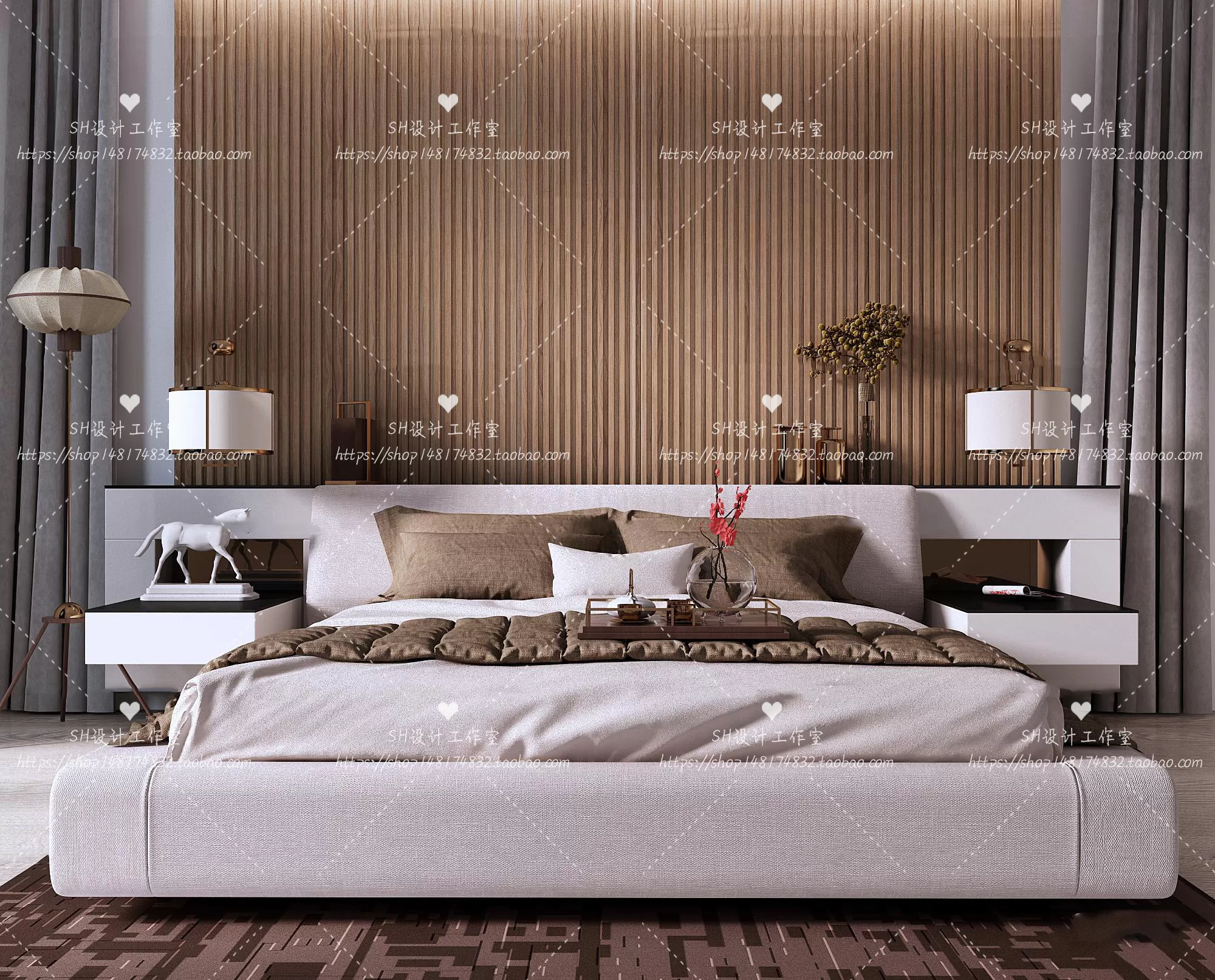 Bed – 3D Models – 1818