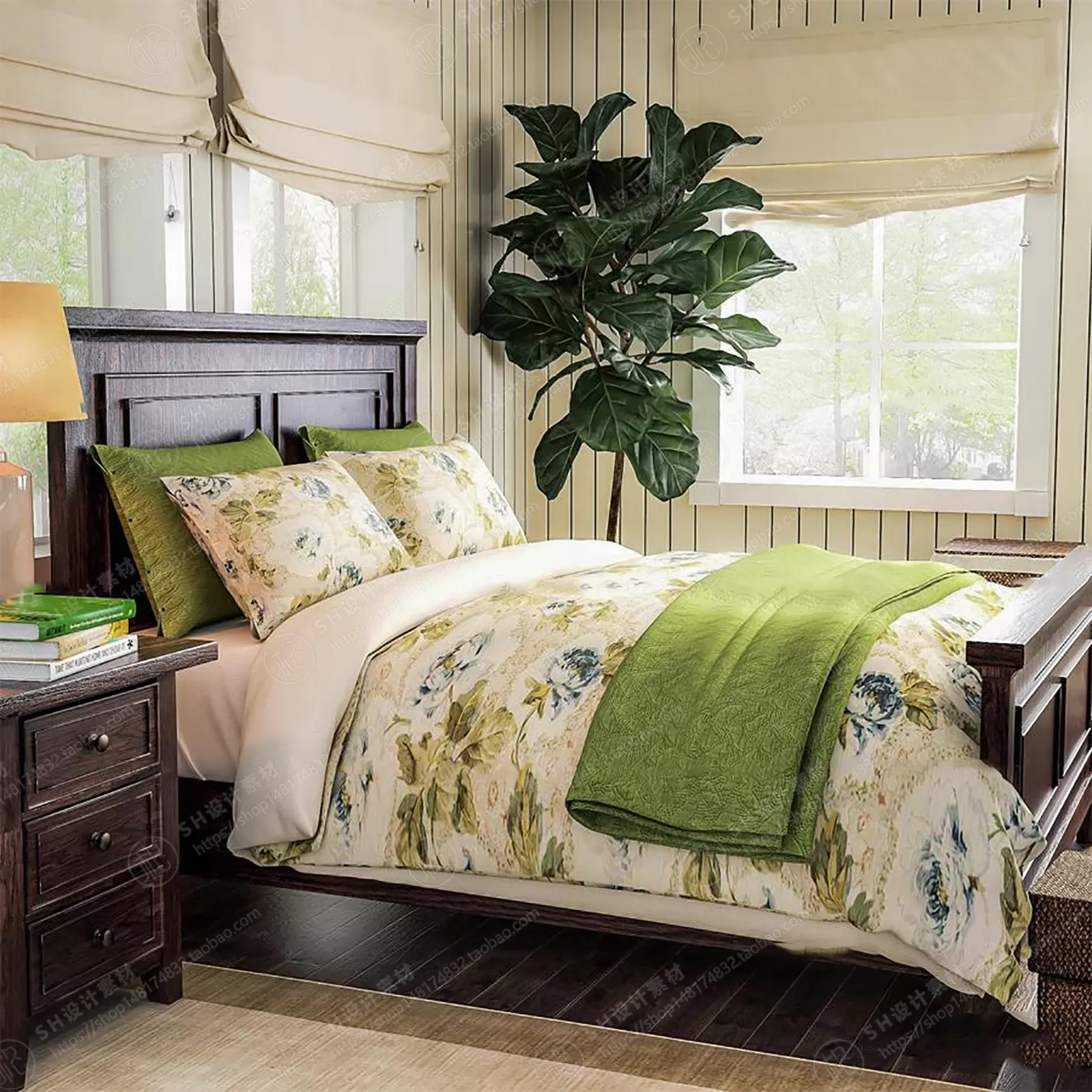 Bed – 3D Models – 1890