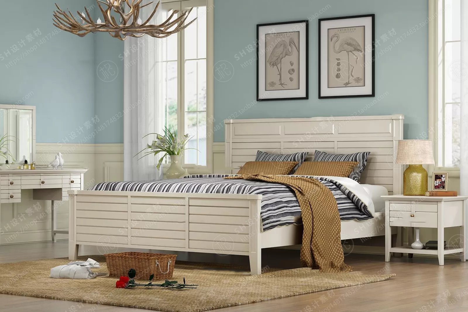 Bed – 3D Models – 1918