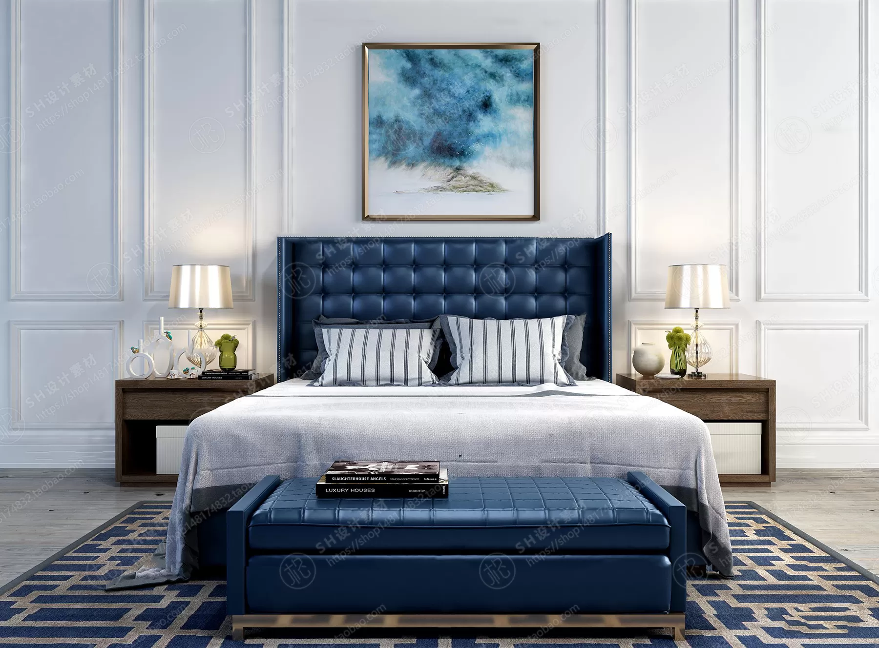 Bed – 3D Models – 1921