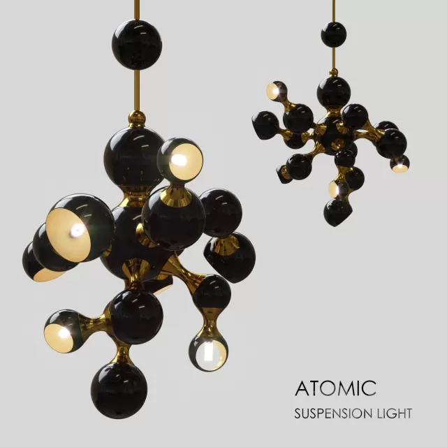 ATOMIC SUSPENSION LIGHT BY DELIGHTFULL – 206661 ATOMIC SUSPENSION LIGHT BY DELIGHTFULL – 206661