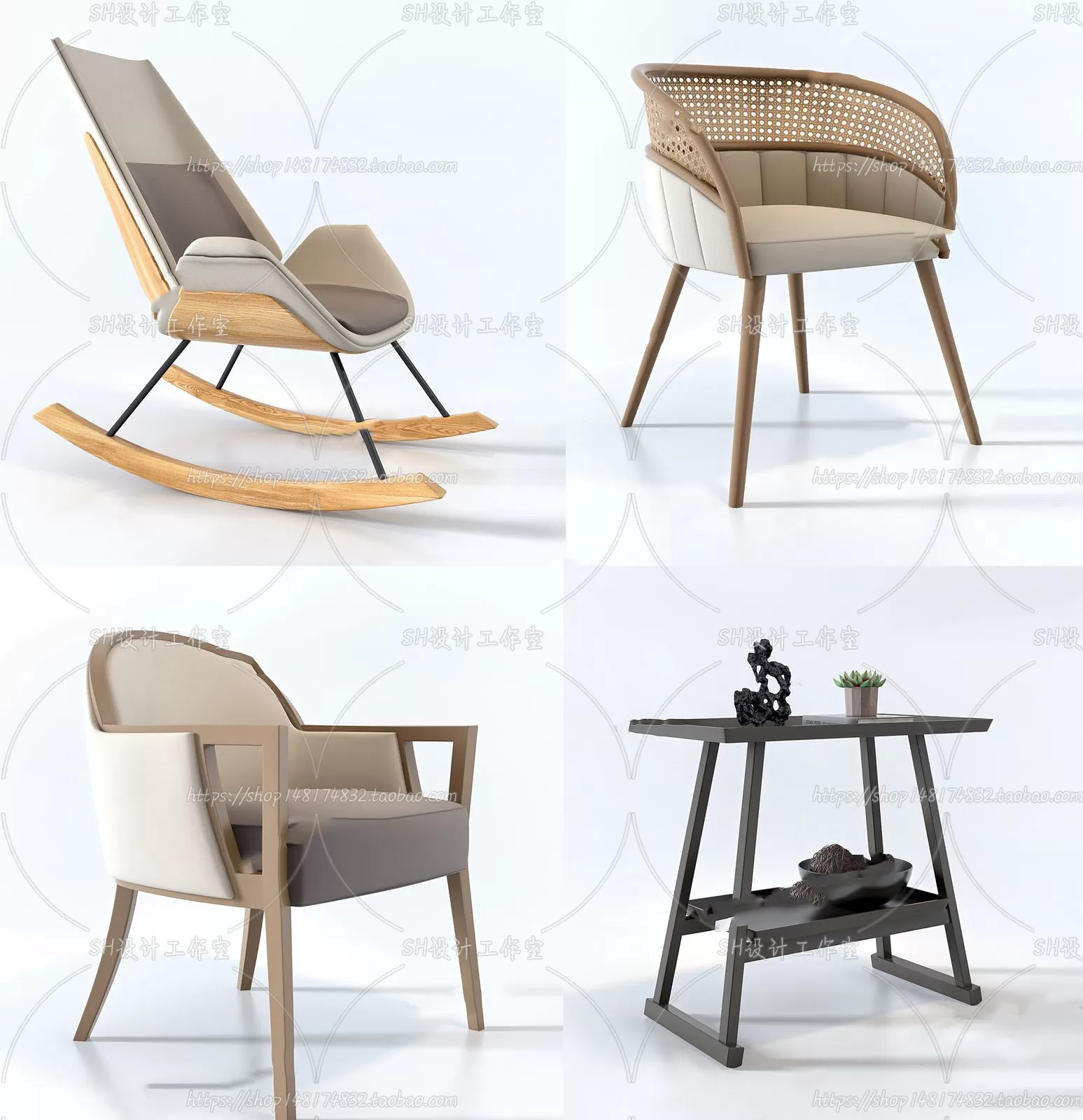 Chair – Single Chair 3D Models – 1954 Chair – Single Chair 3D Models – 1954