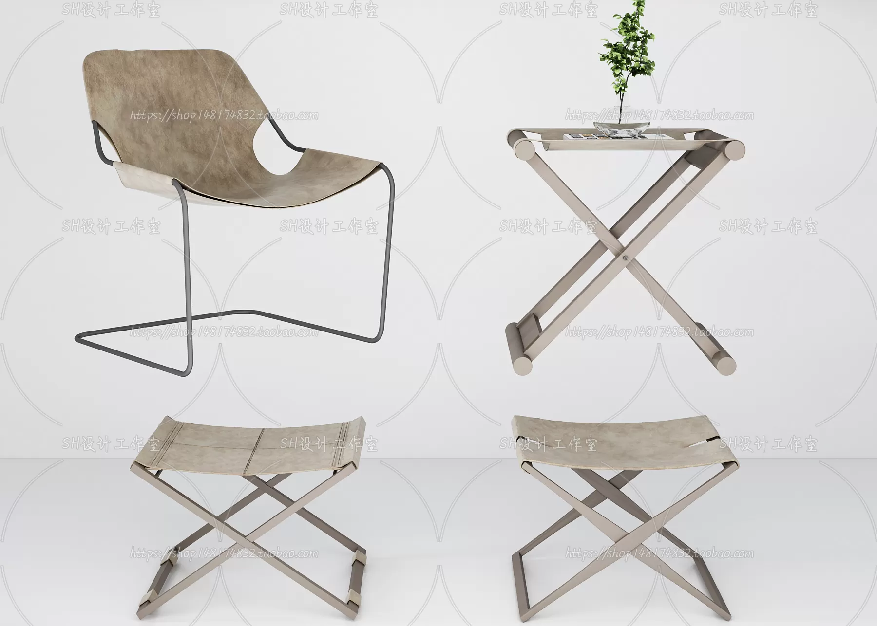 Chair – Single Chair 3D Models – 2037 Chair – Single Chair 3D Models – 2037
