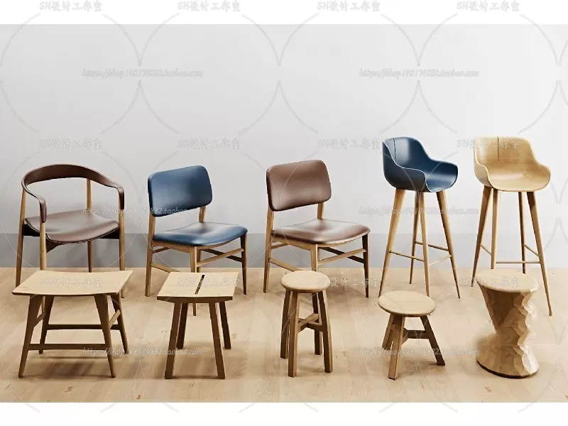 Chair – Single Chair 3D Models – 2041 Chair – Single Chair 3D Models – 2041