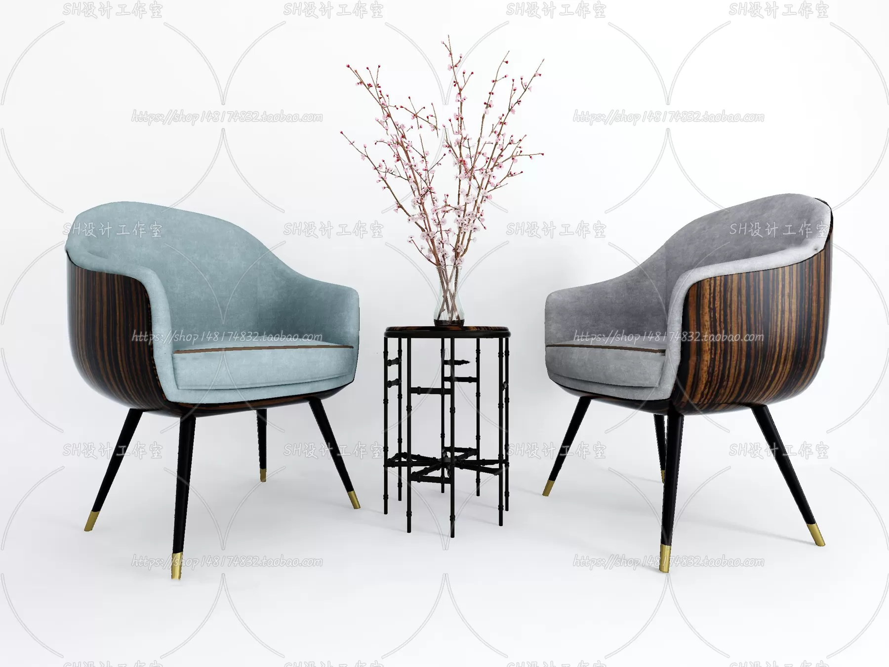 Chair – Single Chair 3D Models – 2058 Chair – Single Chair 3D Models – 2058