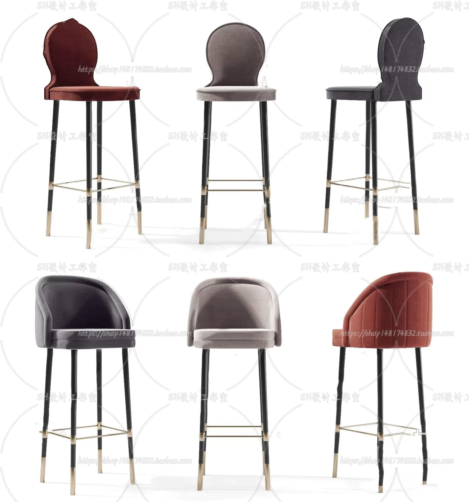 Bar Chair 3D Models – 2069