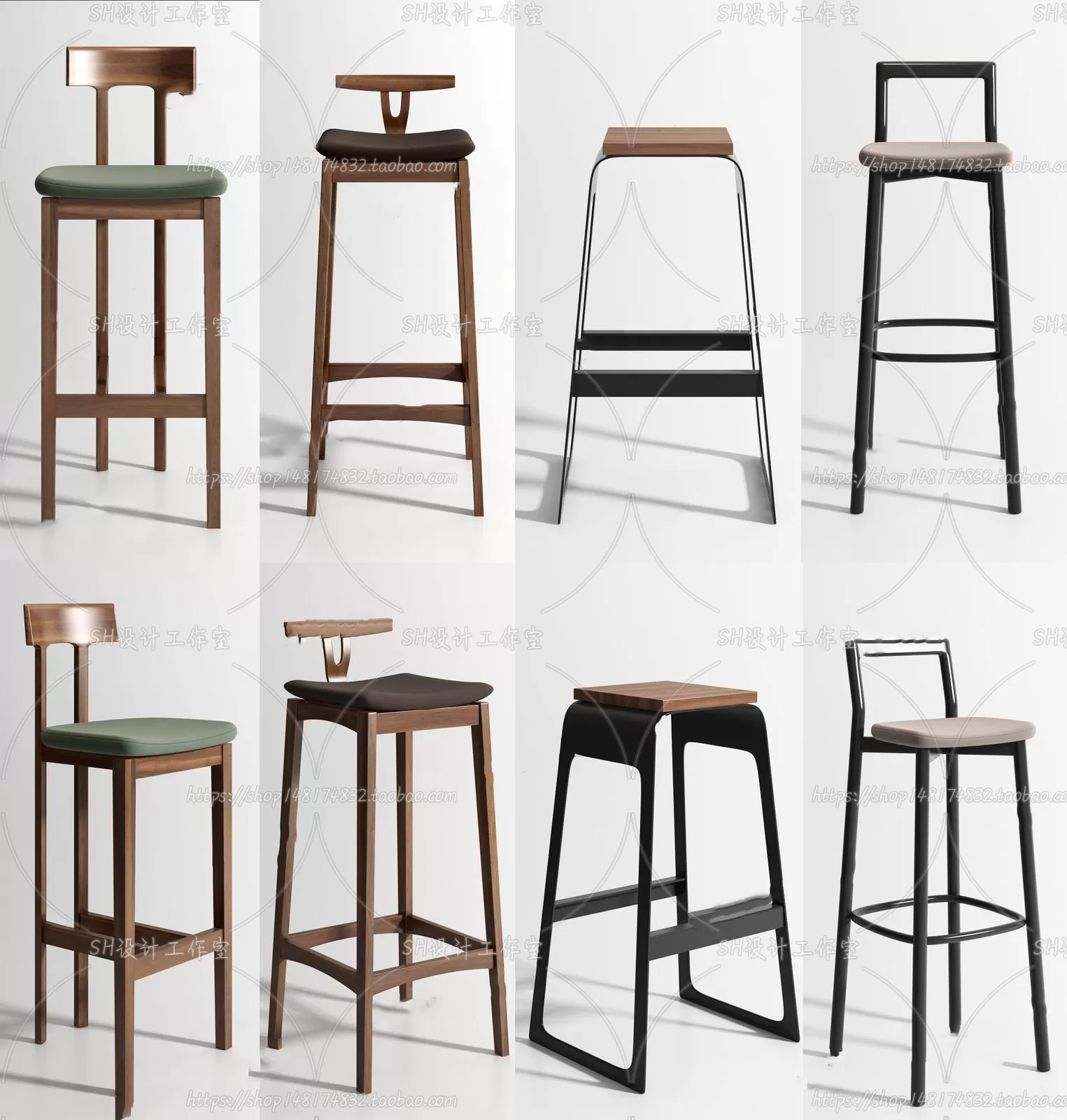 Bar Chair 3D Models – 2072