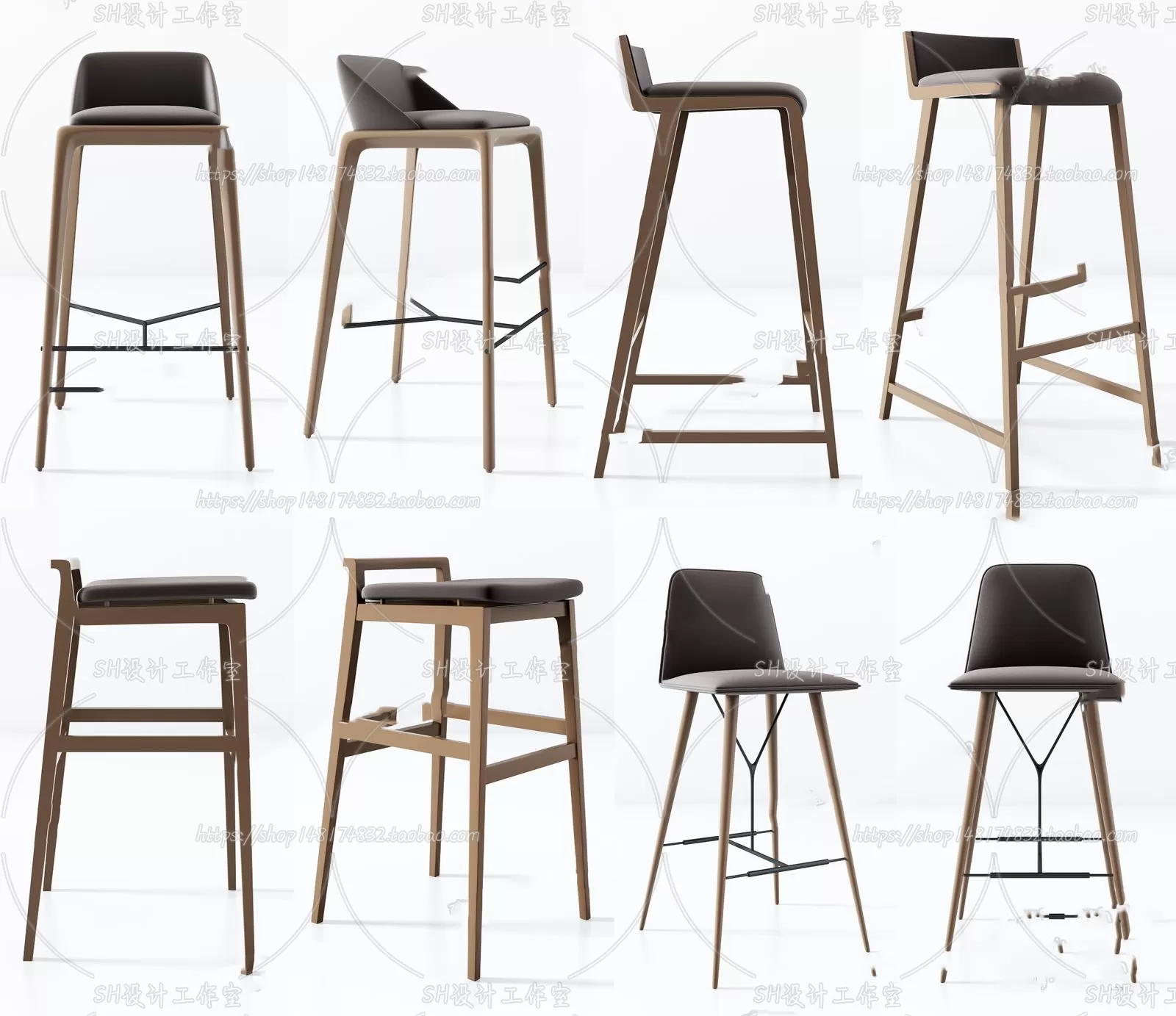 Bar Chair 3D Models – 2073