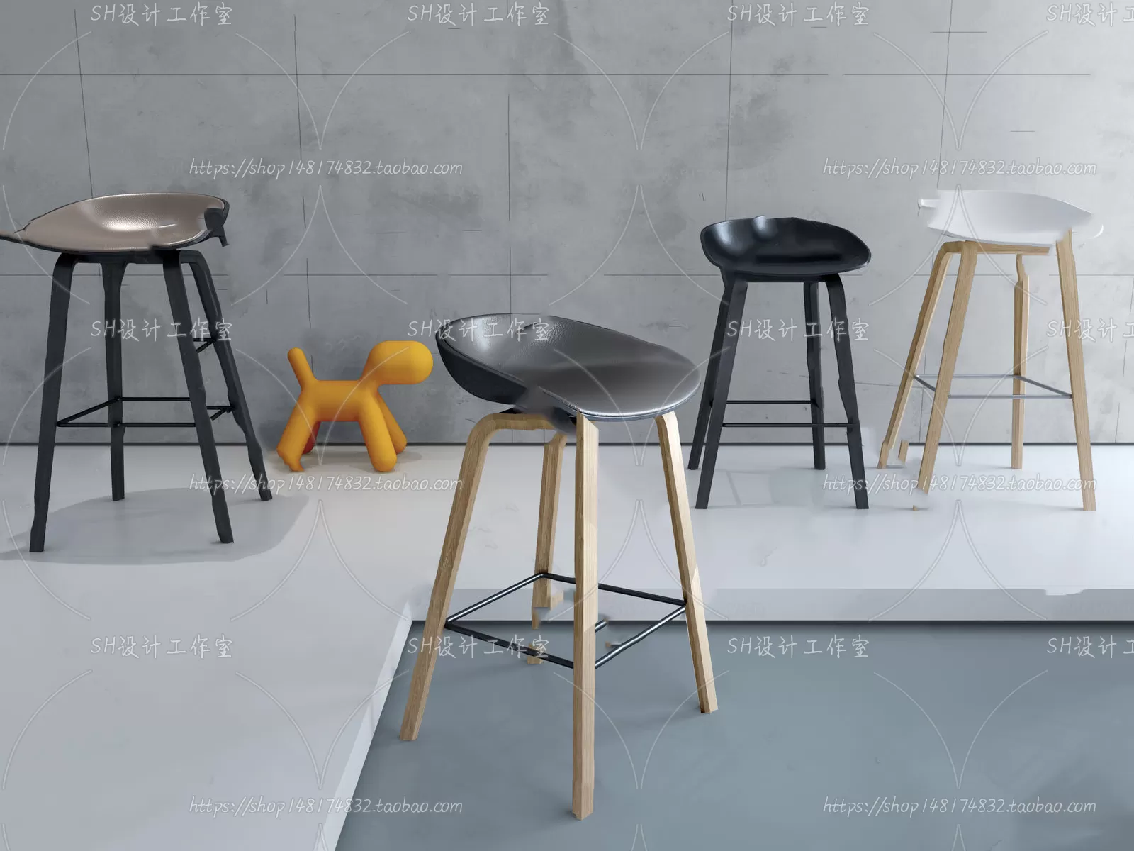 Bar Chair 3D Models – 2086