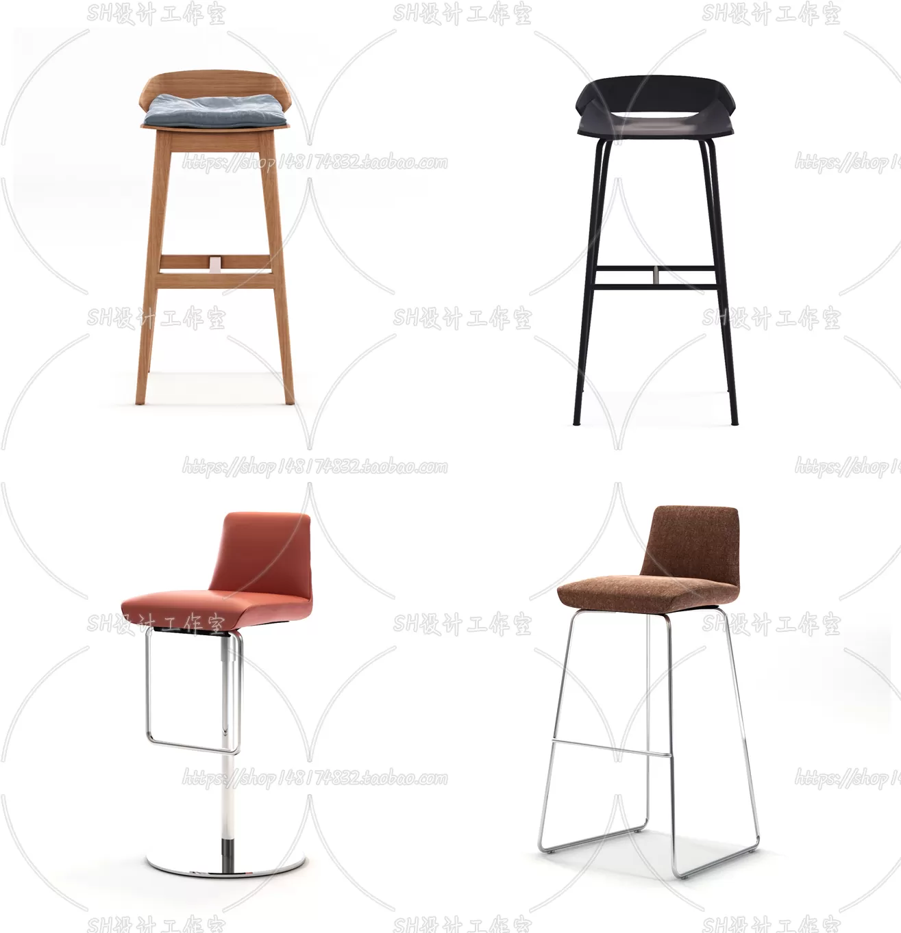 Bar Chair 3D Models – 2088