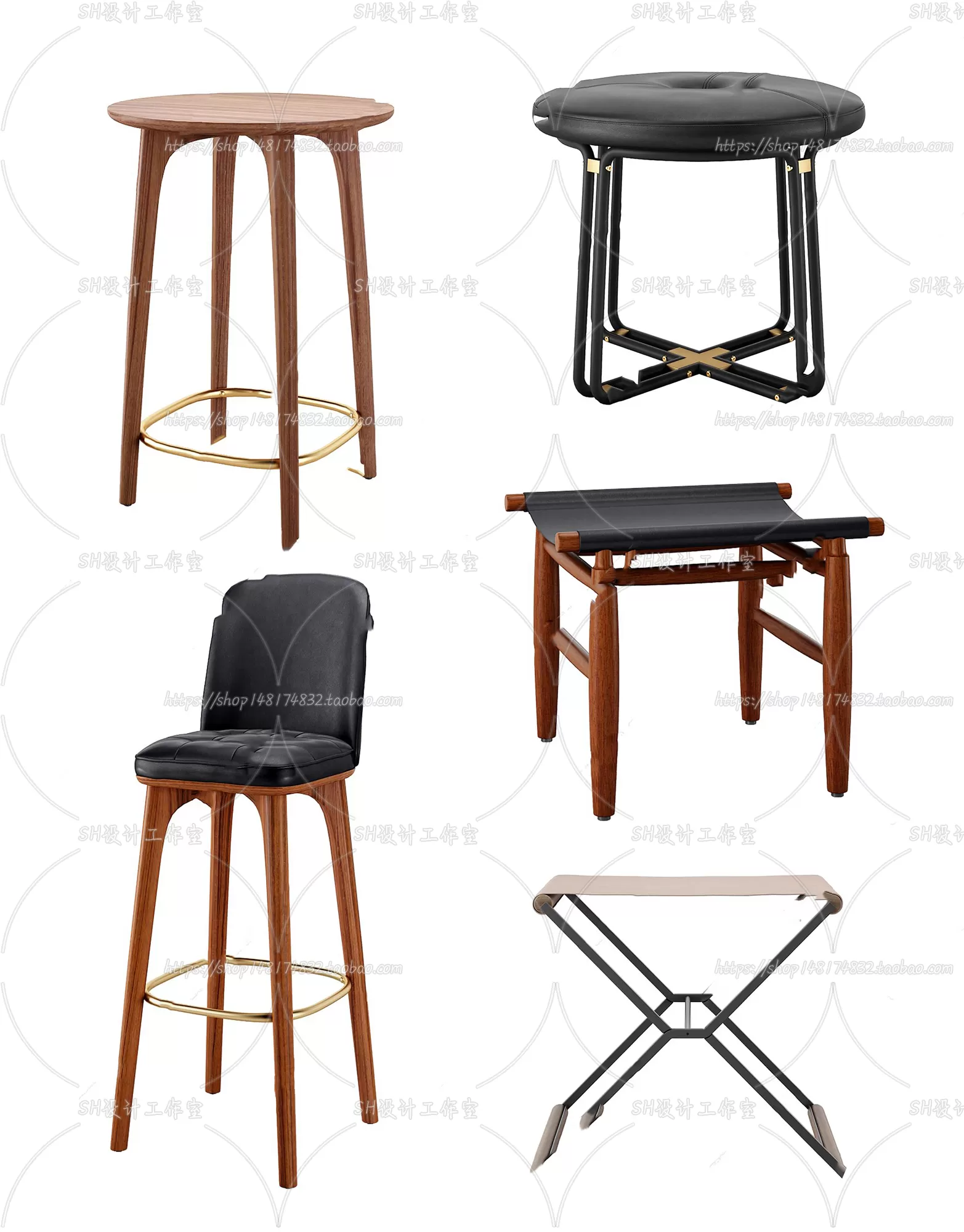Bar Chair 3D Models – 2089