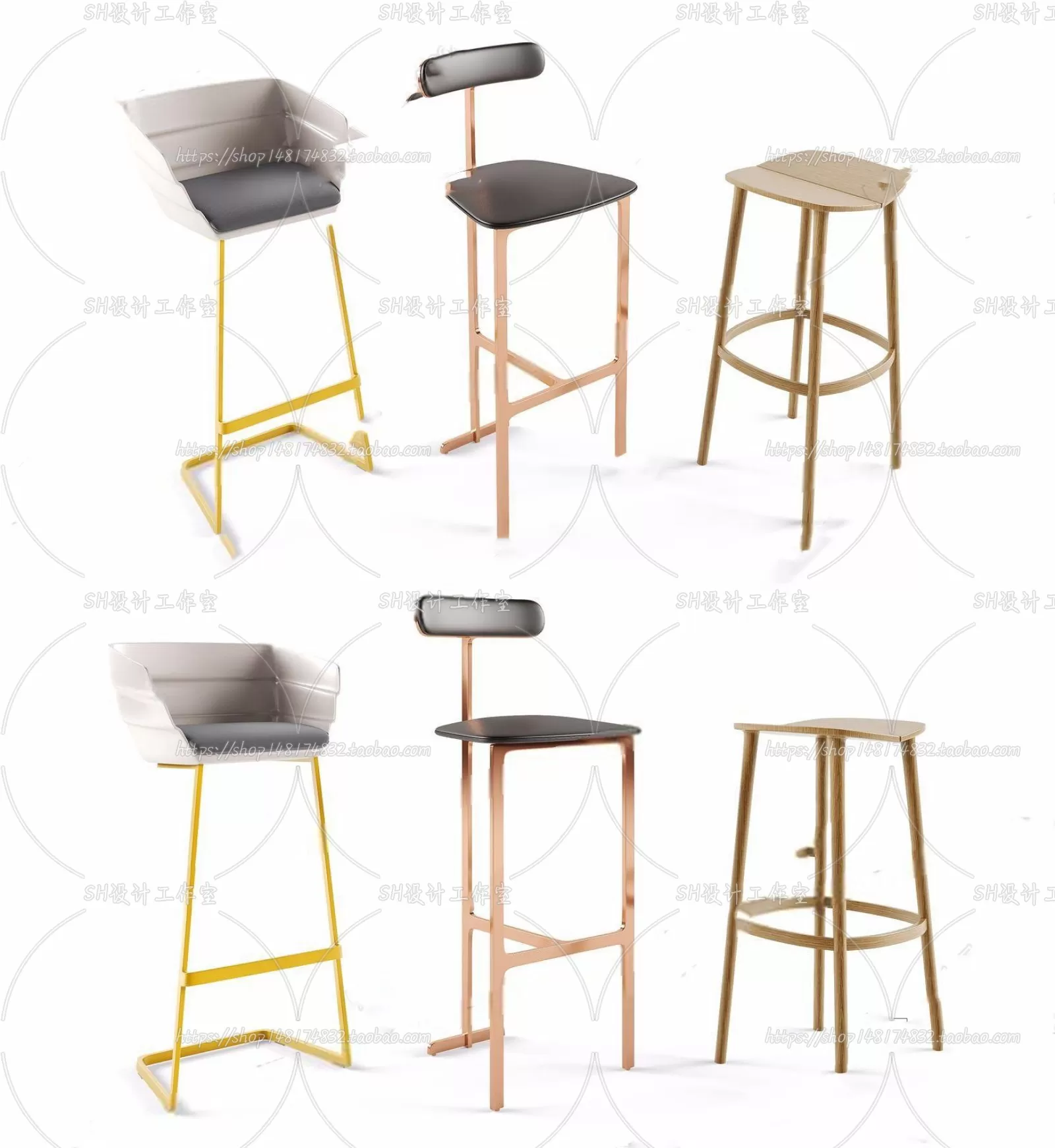 Bar Chair 3D Models – 2094