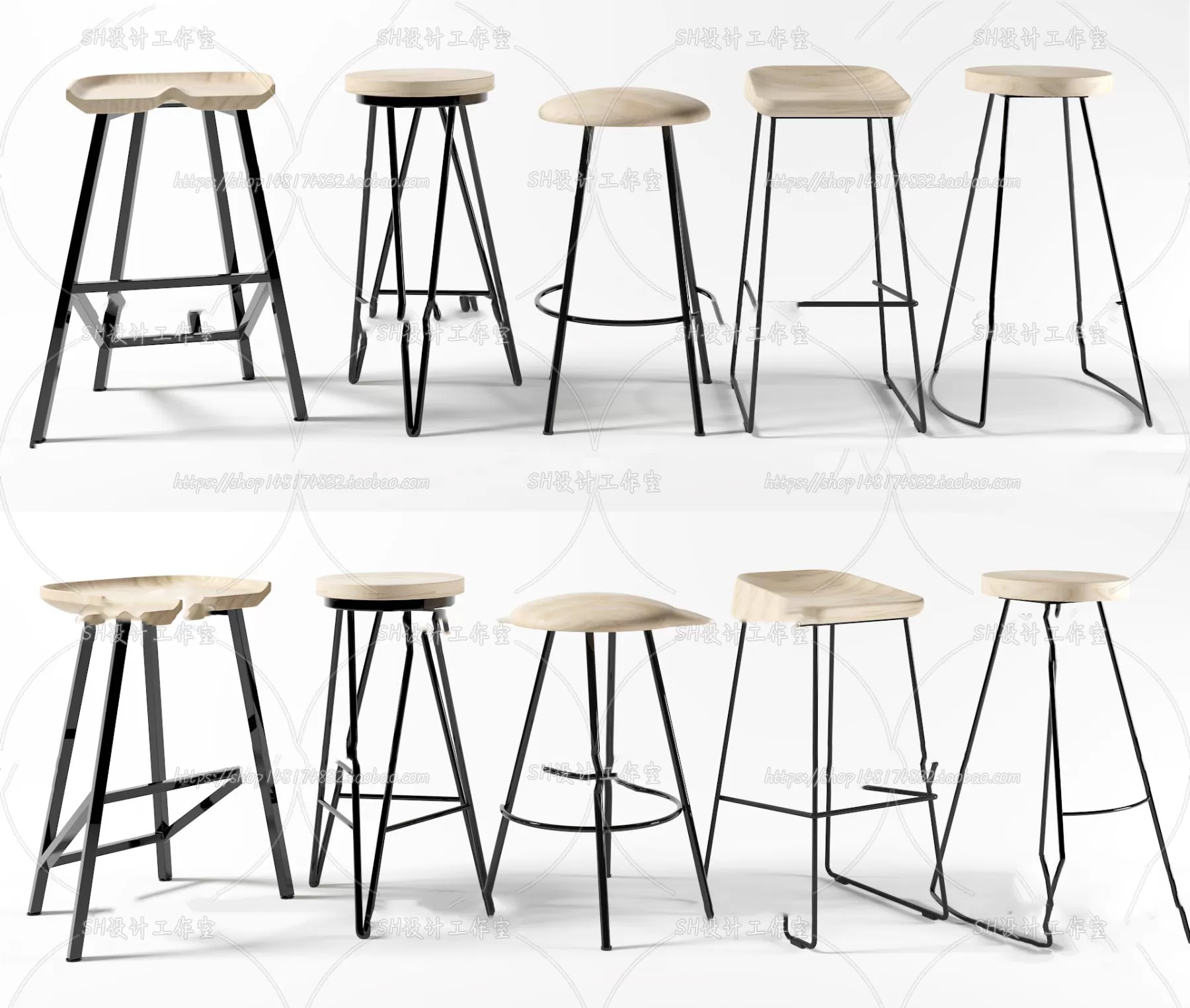 Bar Chair 3D Models – 2103