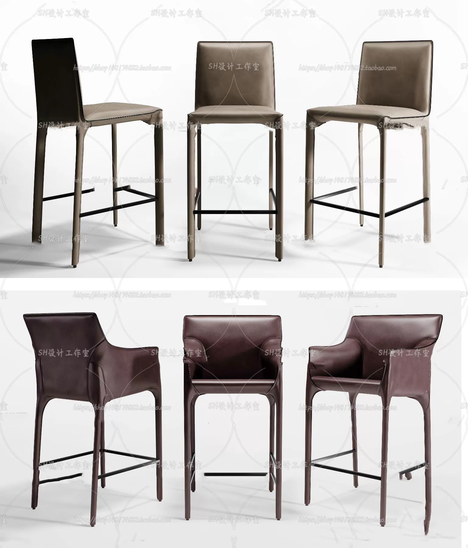 Bar Chair 3D Models – 2105