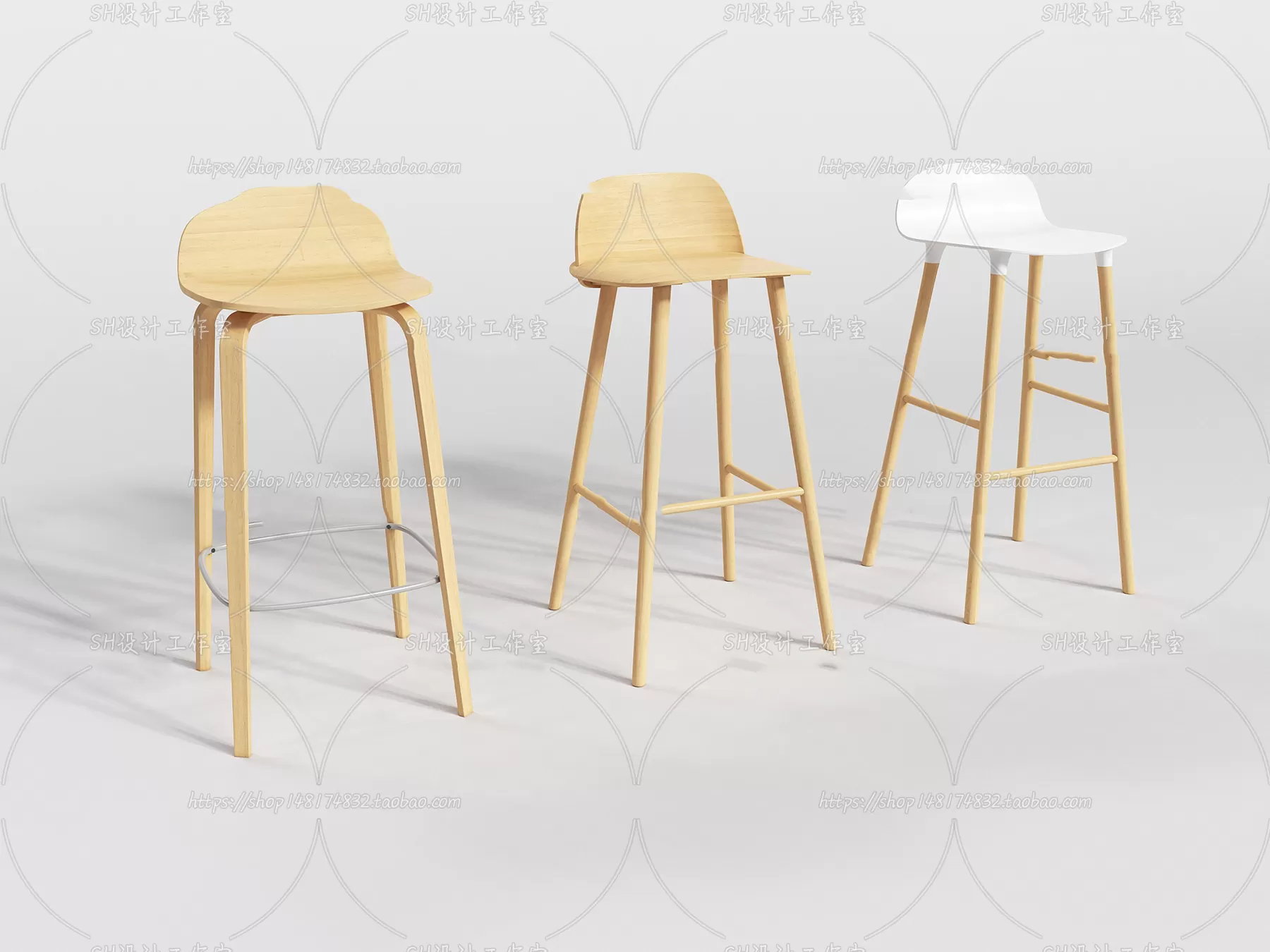 Bar Chair 3D Models – 2112