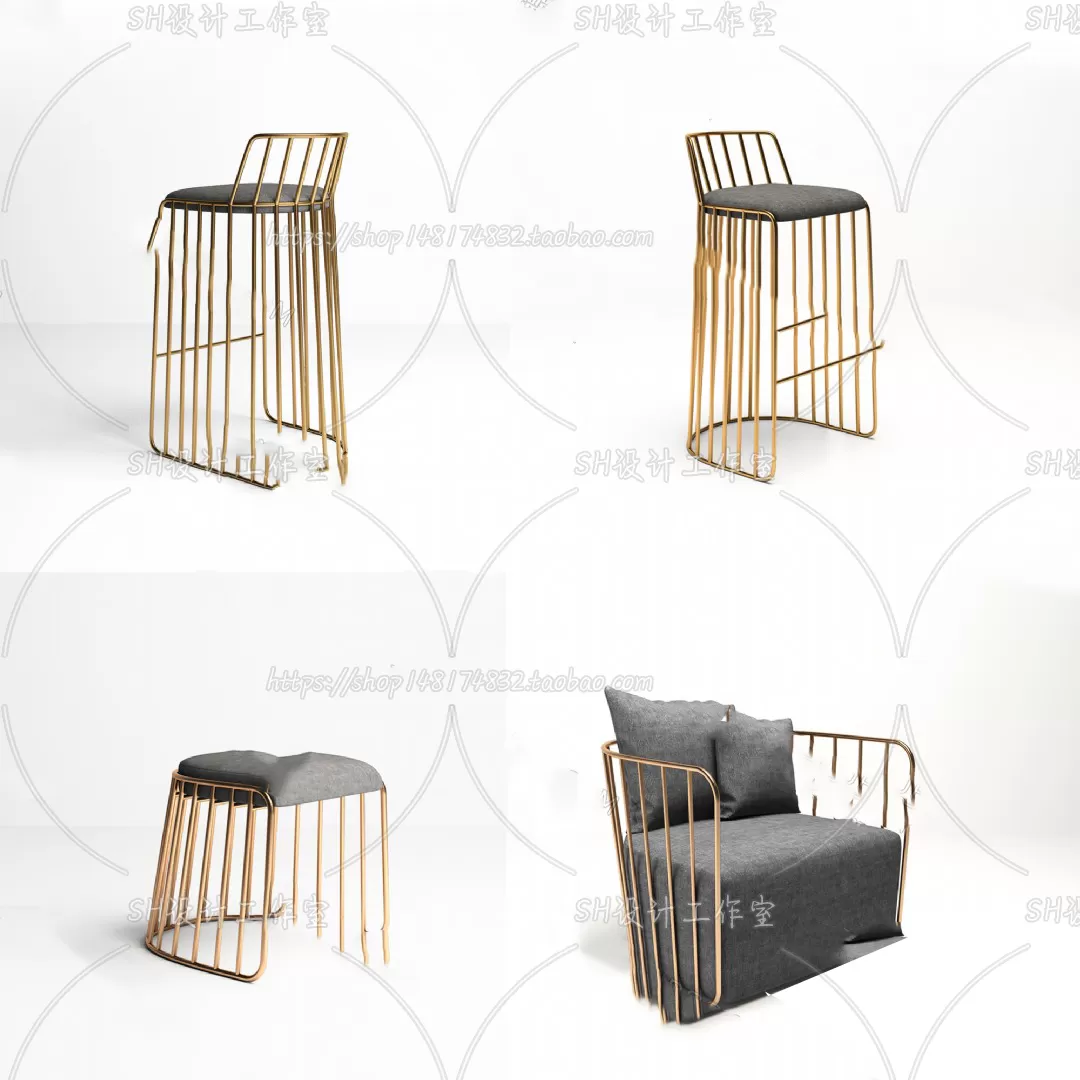 Bar Chair 3D Models – 2115