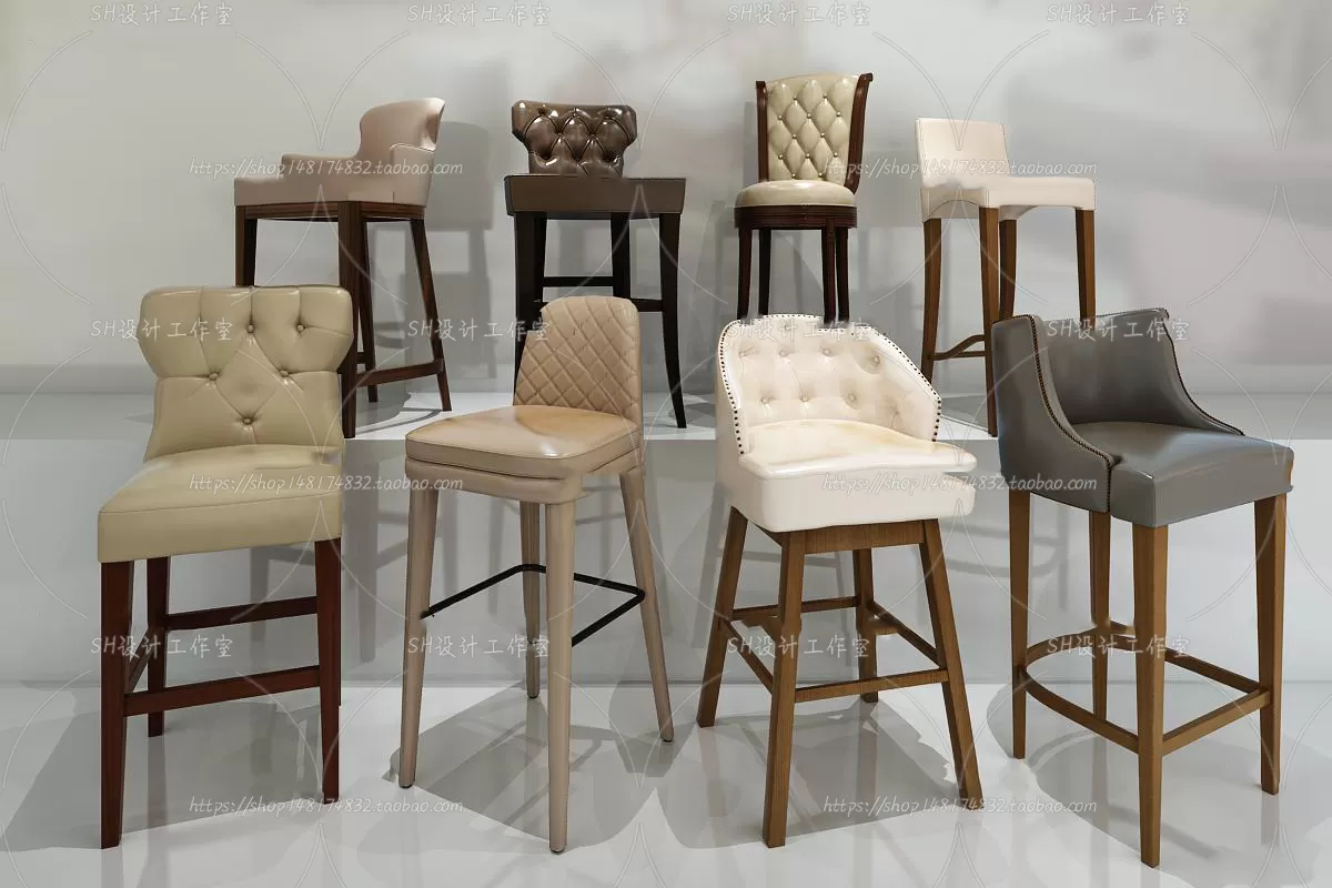 Bar Chair 3D Models – 2135