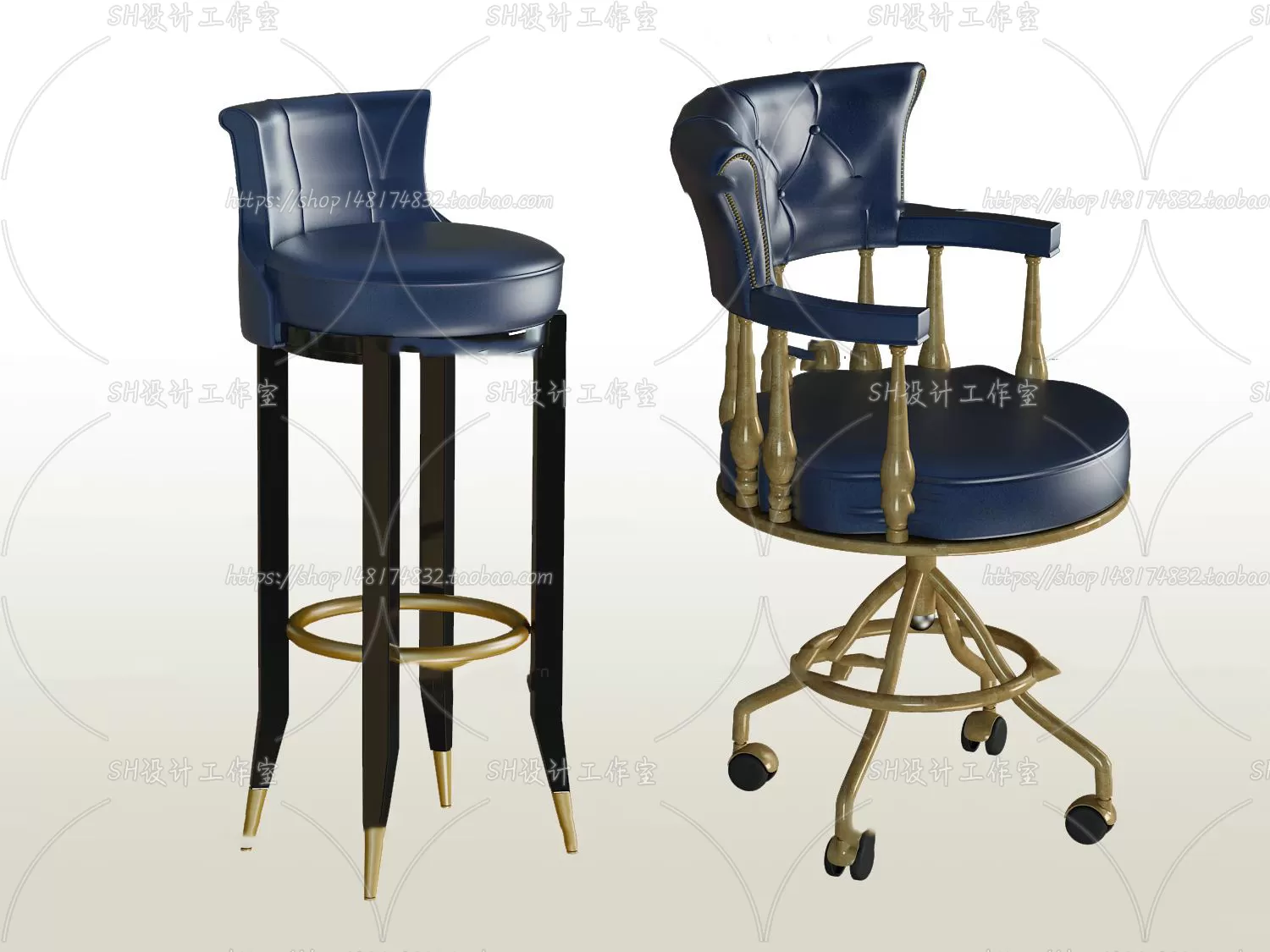 Bar Chair 3D Models – 2146