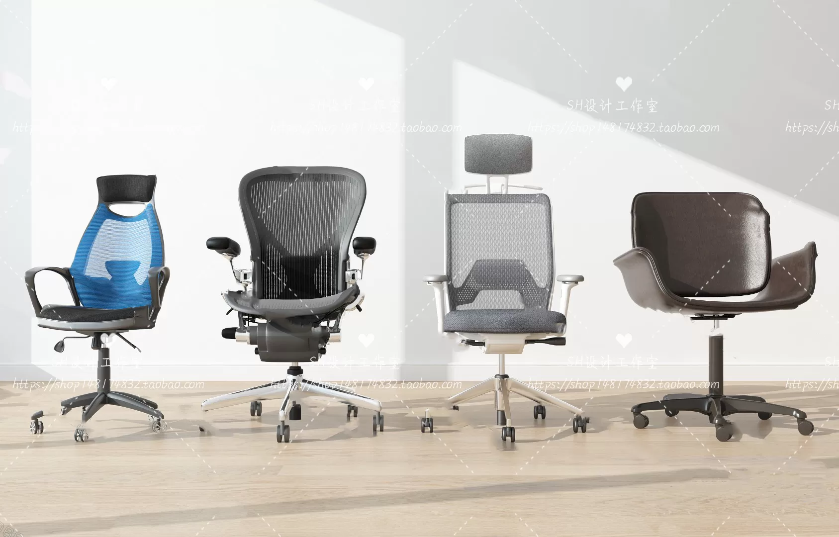 Office Chair 3D Models – 2164