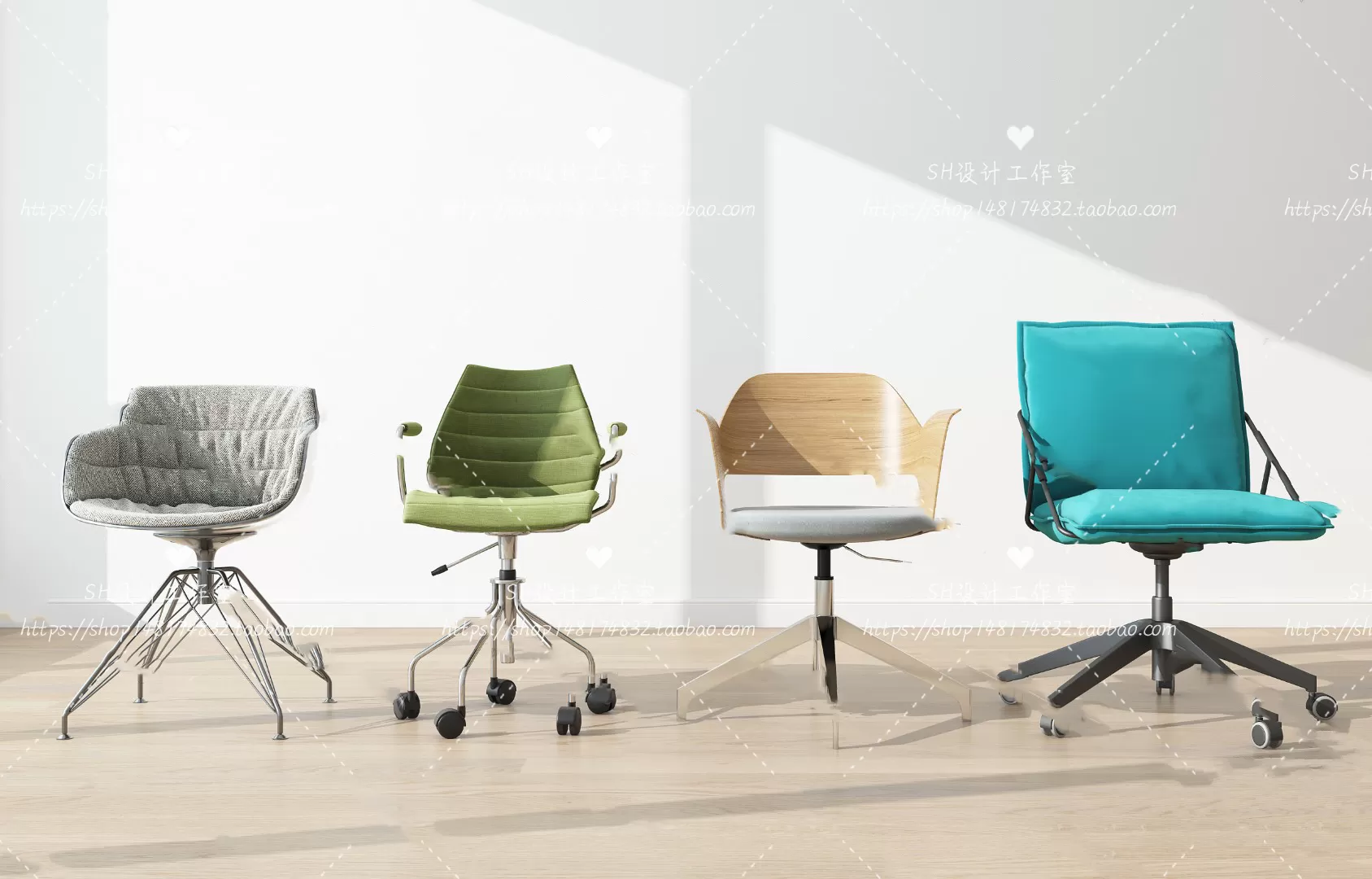 Office Chair 3D Models – 2167