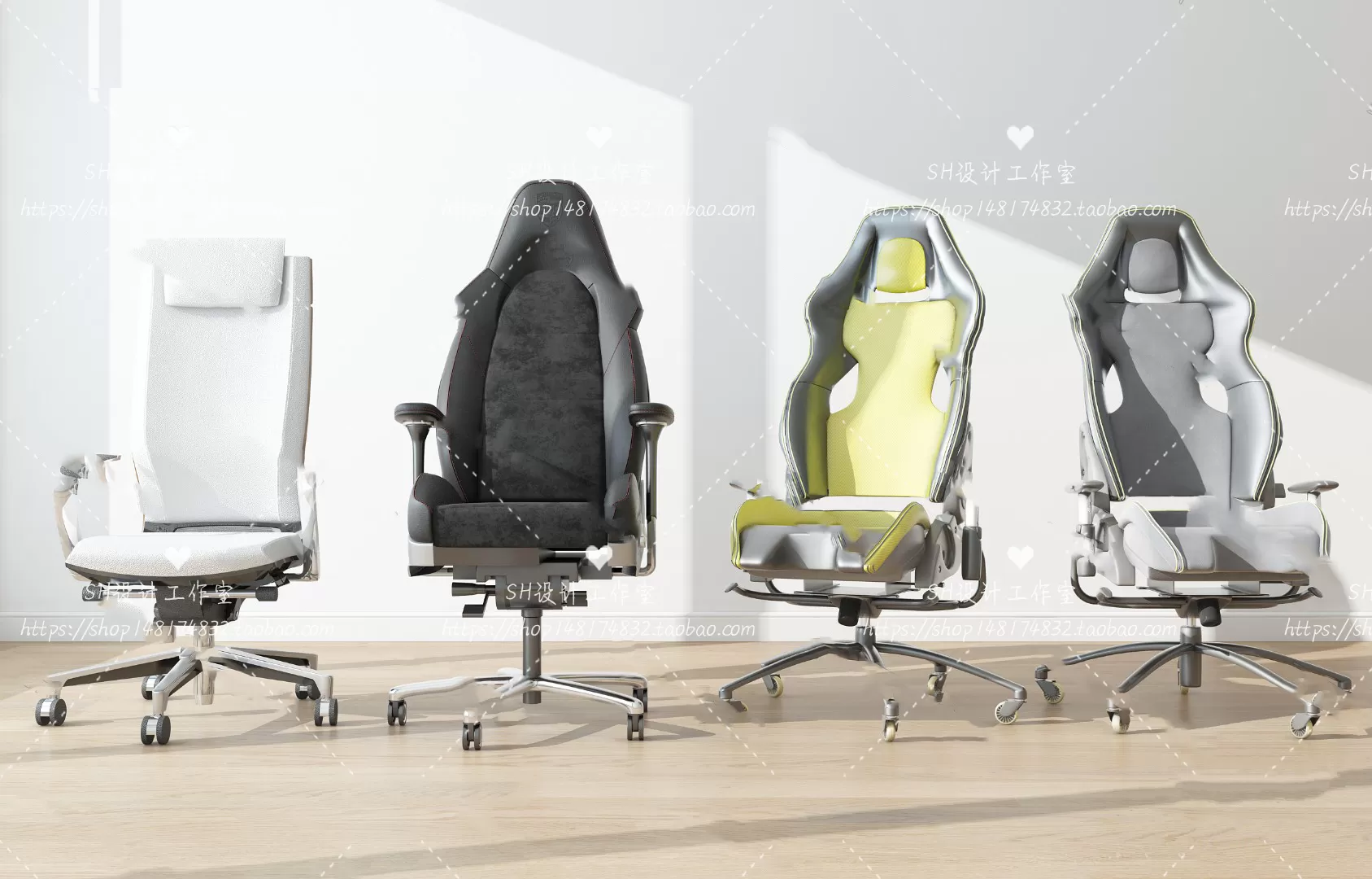 Office Chair 3D Models – 2170